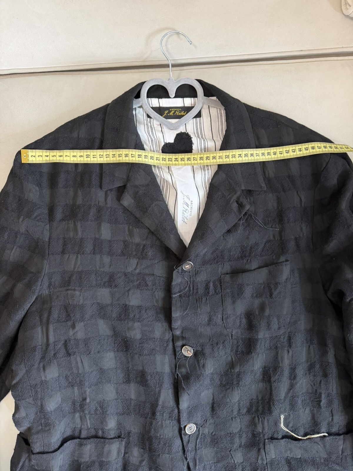 Archivio J.M. Ribot Archivio J. M. Ribot Black Checked Blazer Size US XL / EU 56 / 4 - 11 Thumbnail