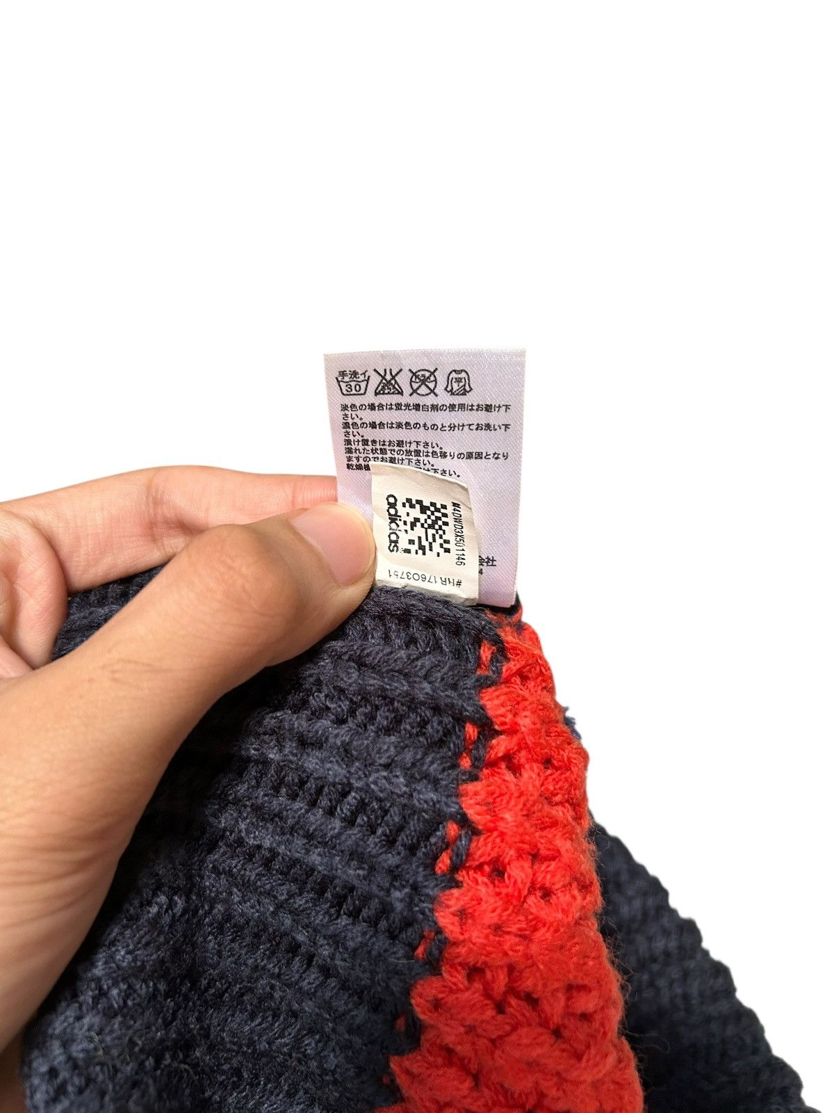 Adidas × Japanese Brand × Vintage Vintage Adidas Balaclava Masked Knitted big Beanie Rare Size ONE SIZE - 8 Thumbnail