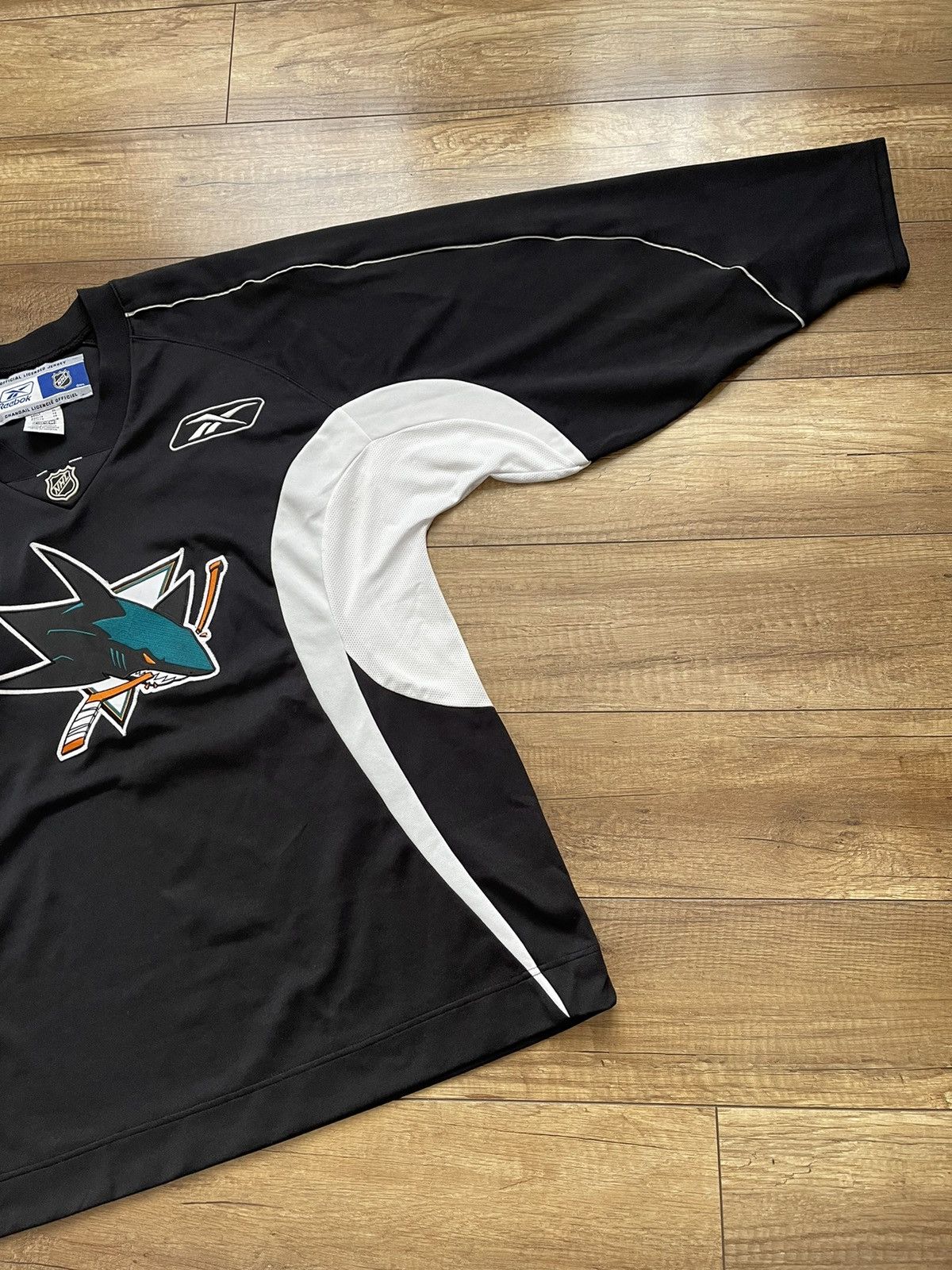 NHL Reebok San Jose Sharks Vintage NHL Jersey 90s Size US XL / EU 56 / 4 - 4 Thumbnail