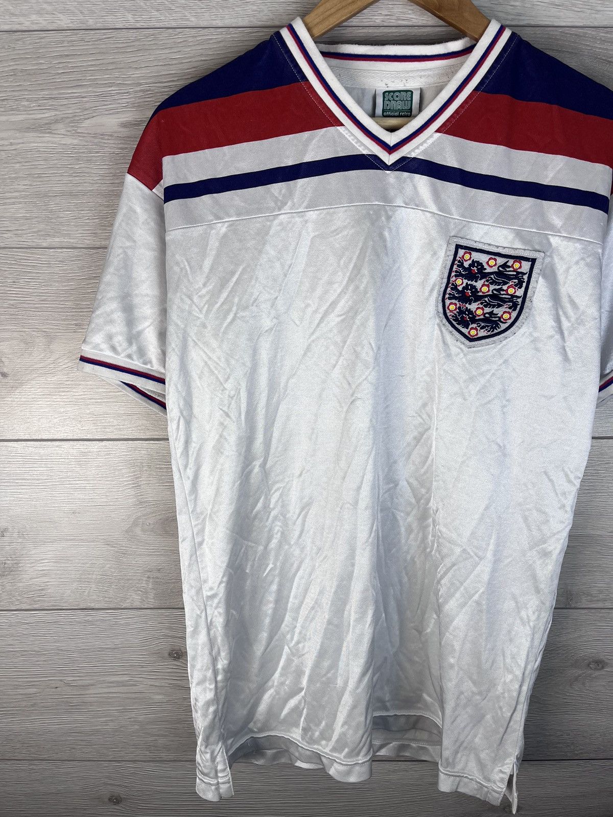Other Mens soccer jersey Socer Drawe England size M Size US M / EU 48-50 / 2 - 4 Thumbnail