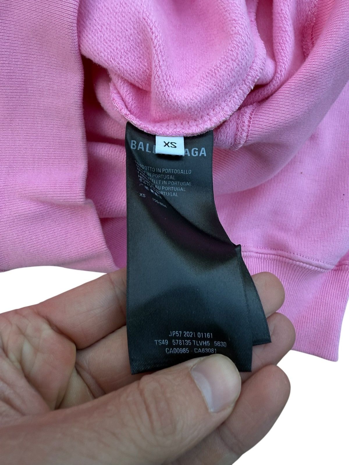Balenciaga Balenciaga pink bebe hoodie Size US M / EU 48-50 / 2 - 9 Thumbnail