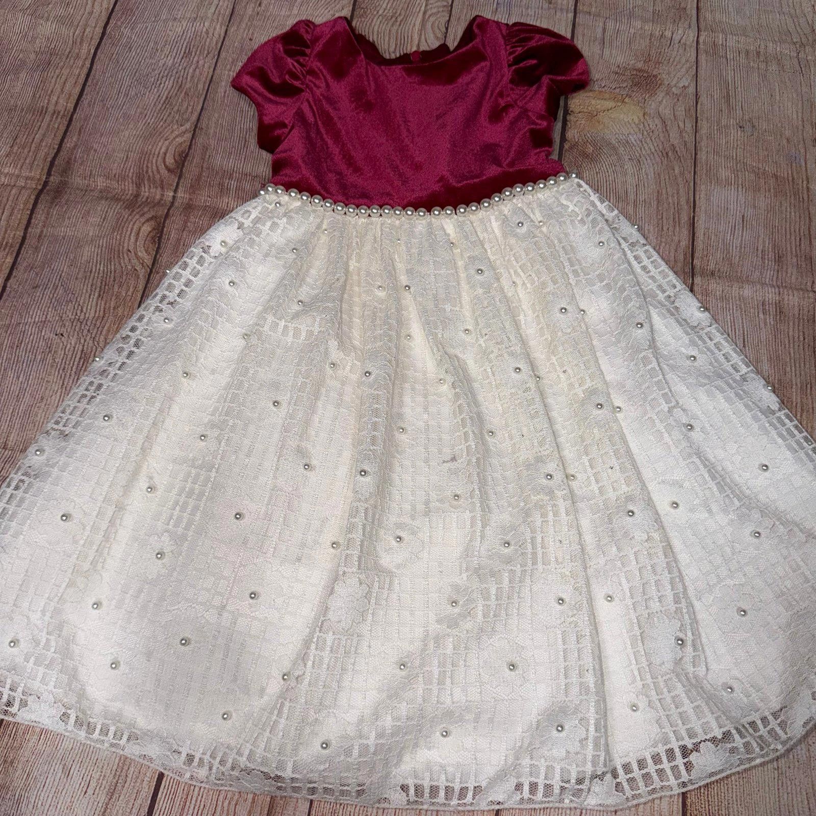 Other American Princess Girls' Pearl Embellished Dress Size 5 Size XS / US 0-2 / IT 36-38 - 1 Thumbnail