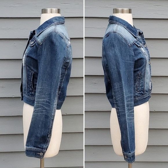 Vintage Vintage 90s y2k Mudd Brats Blue Jean Distressed Faded Denim Size M / US 6-8 / IT 42-44 - 6 Thumbnail