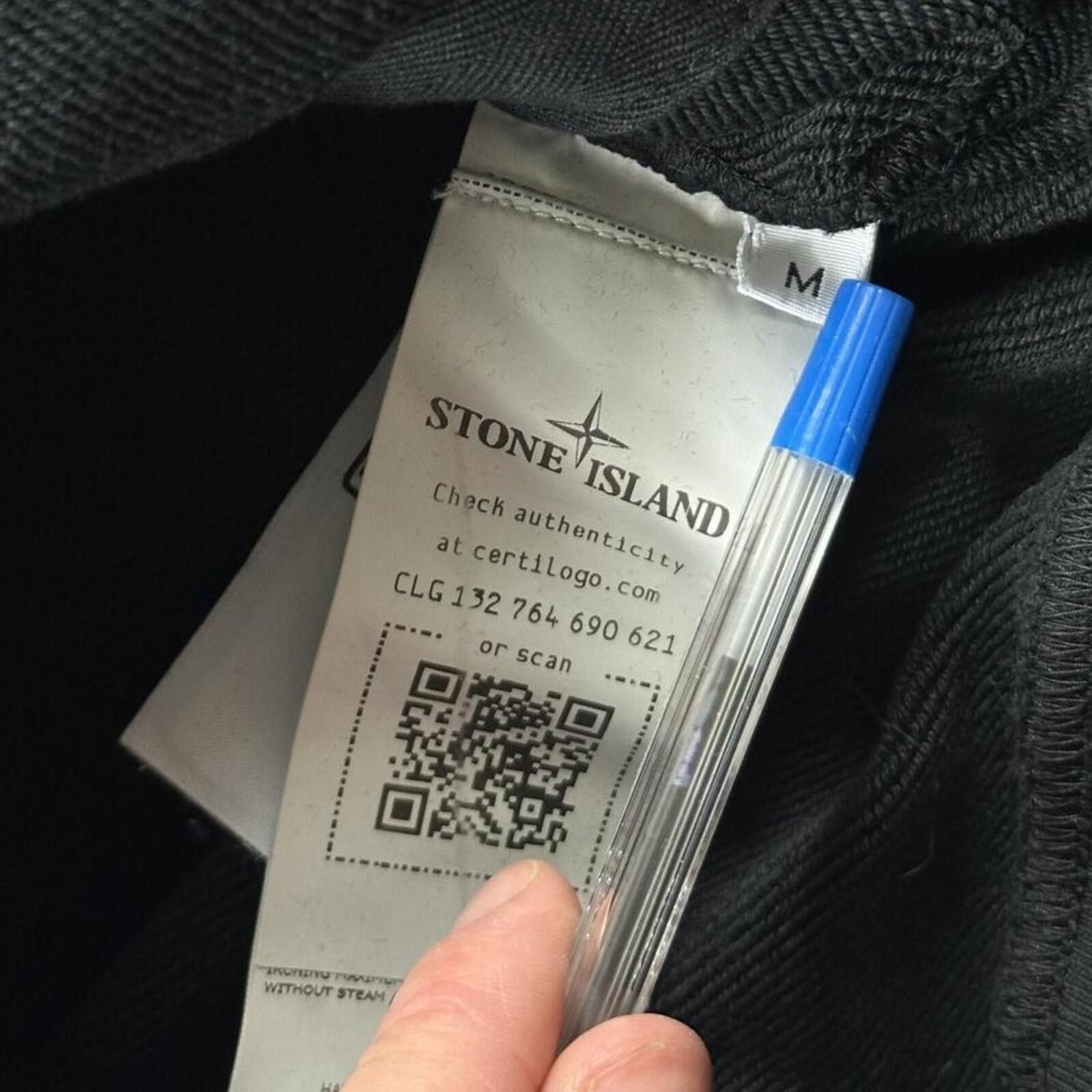 Stone Island Stone Island Cotton Pullover Hoodie Black Medium Size US M / EU 48-50 / 2 - 5 Thumbnail
