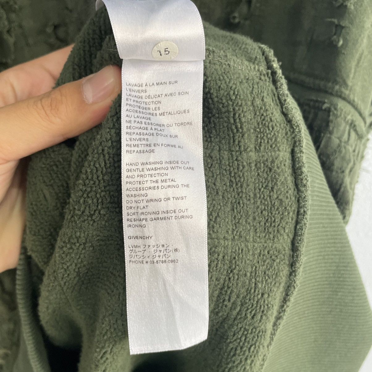 Givenchy Givenchy 22ss boro hoodie destroyed Size US XXL / EU 58 / 5 - 6 Thumbnail