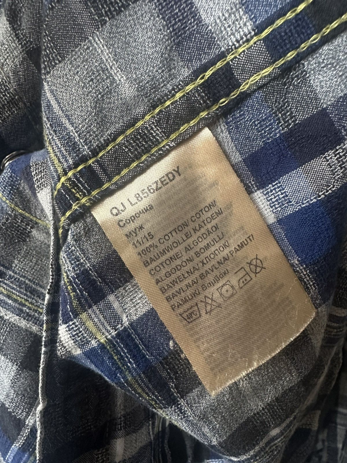 Lee Lee Western Check Cotton Shirt Size L Size US L / EU 52-54 / 3 - 5 Thumbnail