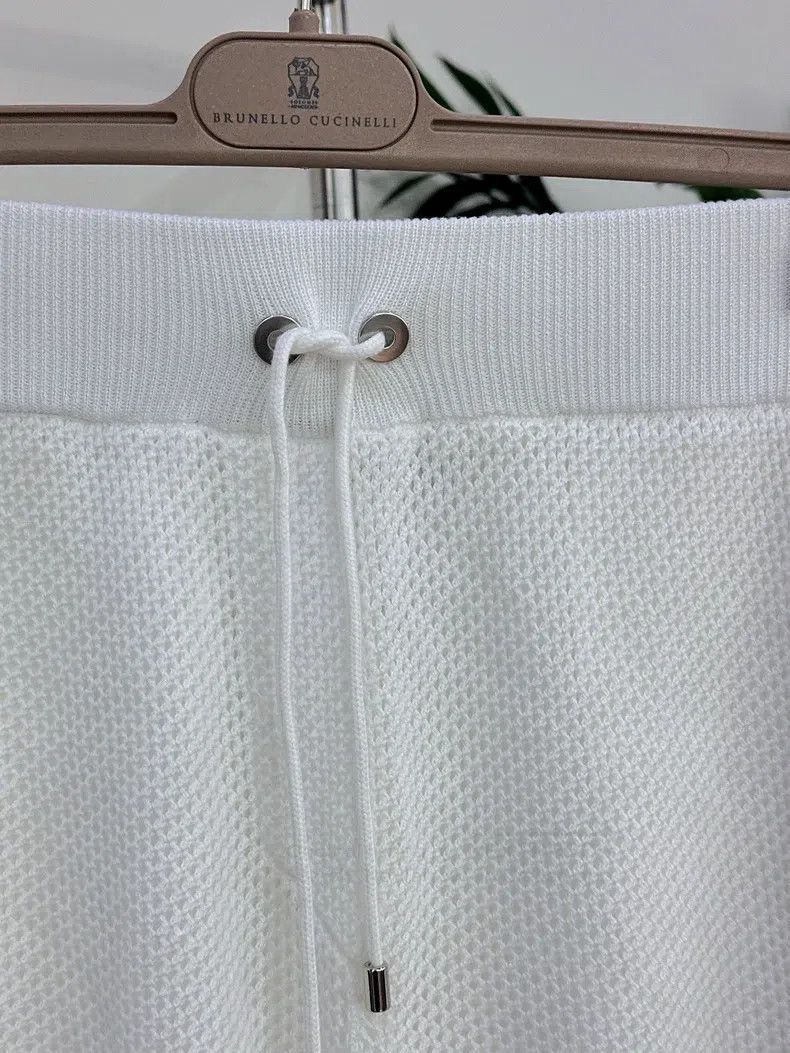 Brunello Cucinelli Brunello Cucinelli size M Ladies Cotton Dry Mesh Sports Sho Size 27" / US 4 / IT 40 - 2 Thumbnail