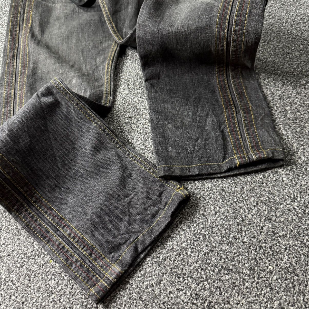 If Six Was Nine 🔥🔥🇯🇵 Vintage 90s Japanese LGB Bondage Strap Lace Denim Size US 31 - 7 Thumbnail