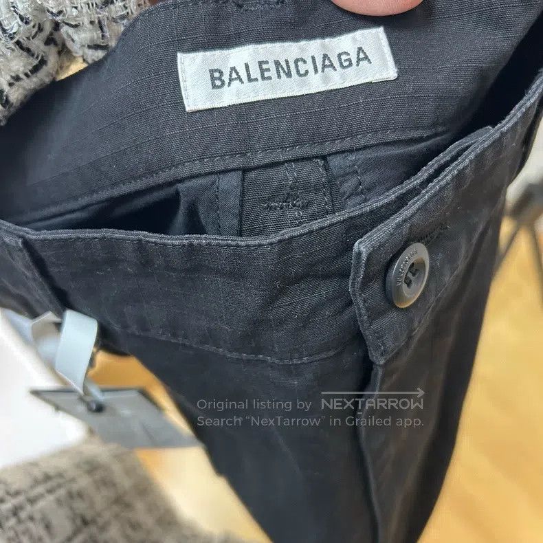 Balenciaga Balenciaga Button Zip Cargo Pocket A-Line Skirt, Size 34 Size 33" - 3 Thumbnail