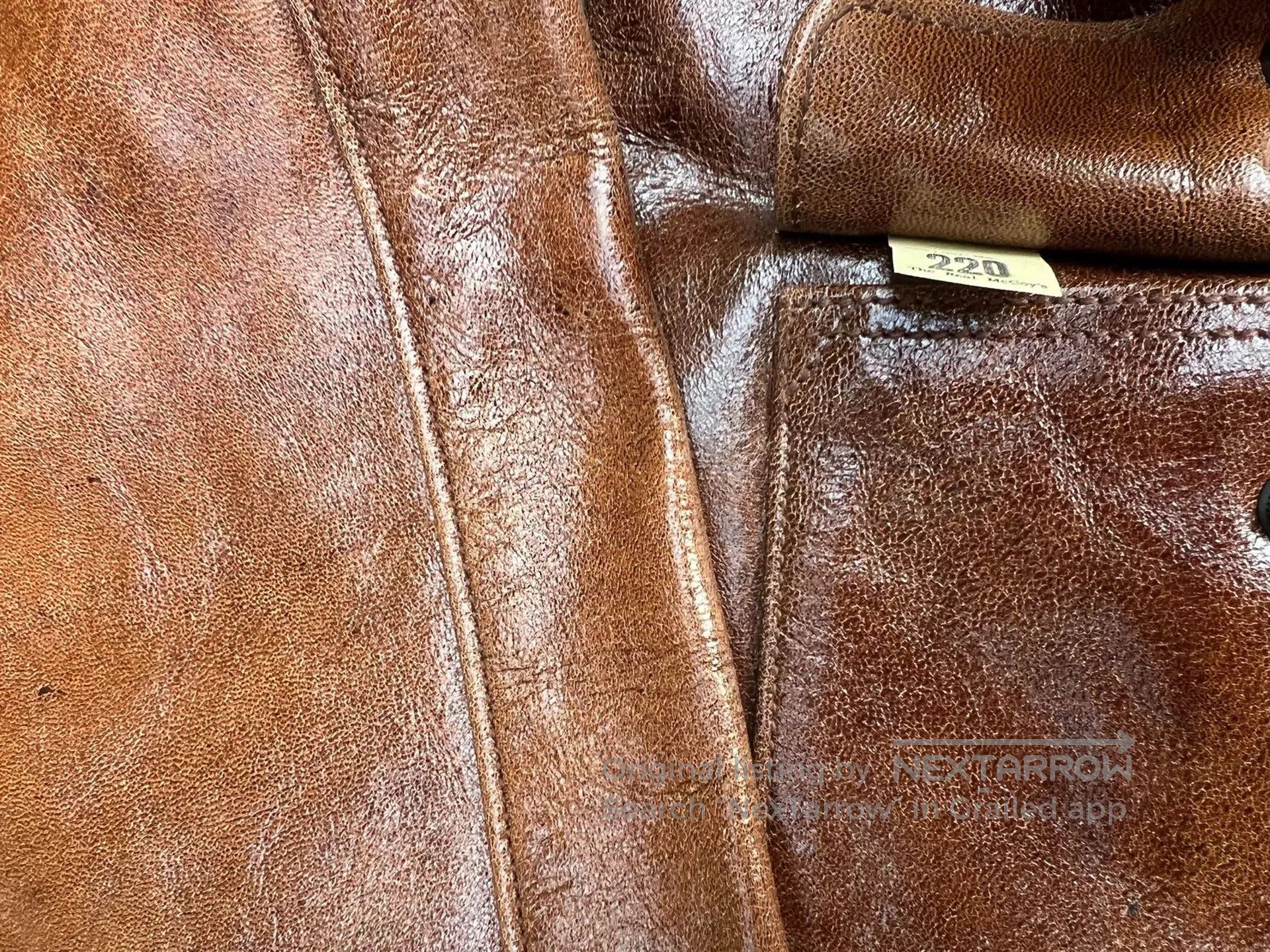 The Real McCoy's Real Mccoy Hand-Dyed A-2 Jacket. Size US M / EU 48-50 / 2 - 6 Thumbnail