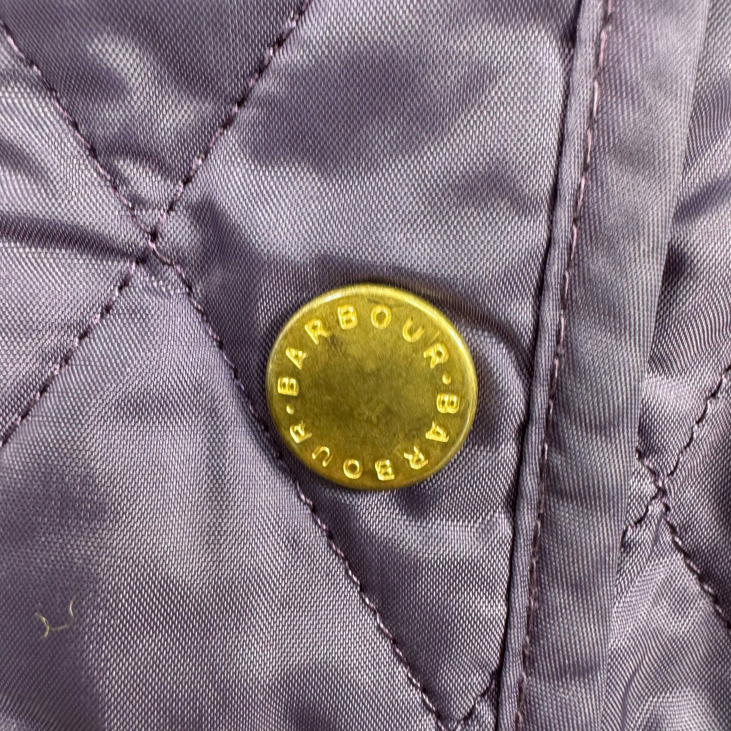 Barbour Barbour International Quilted Jacket Purple Womens Size XS Size XS / US 0-2 / IT 36-38 - 4 Thumbnail