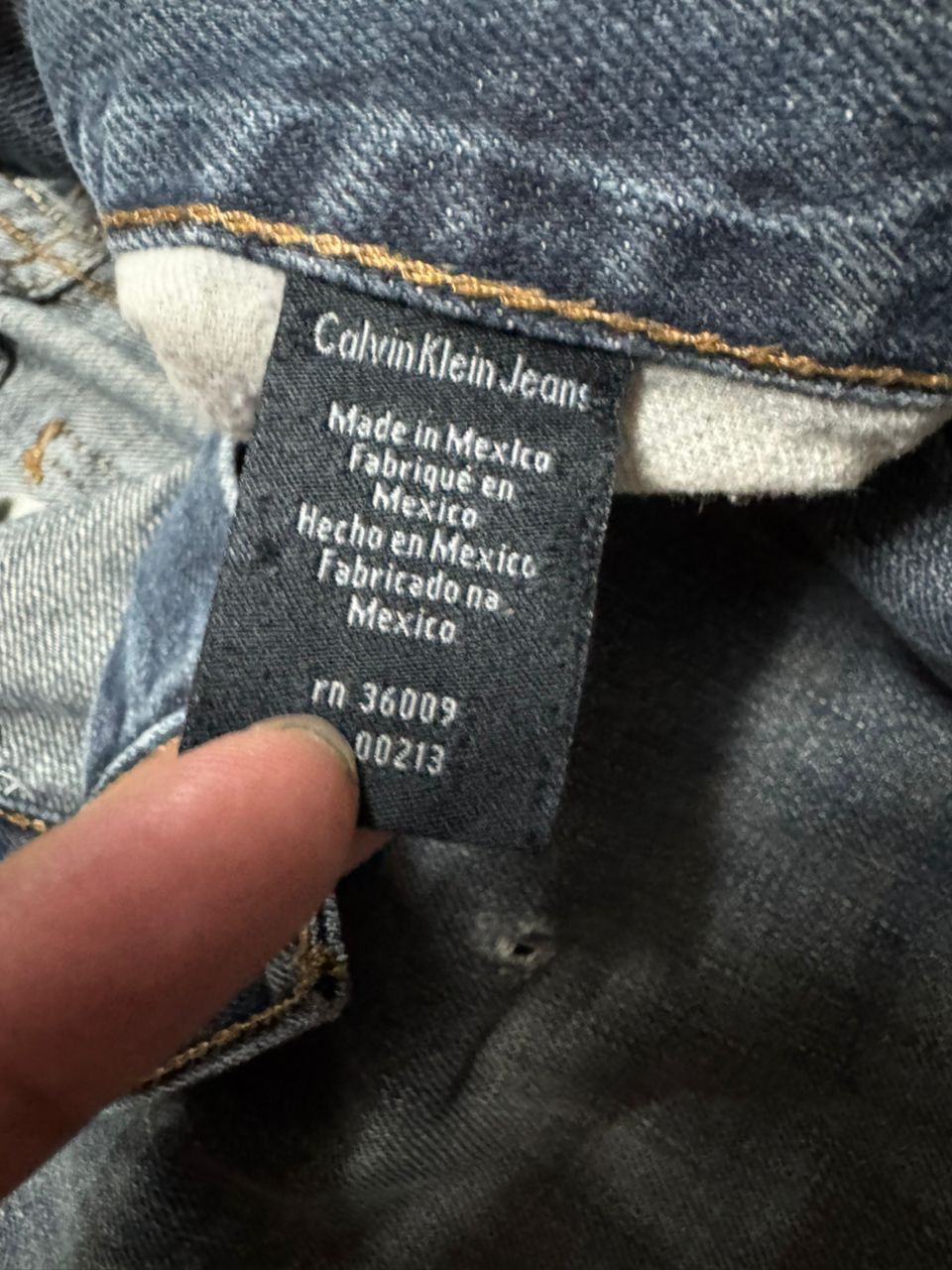 Vintage BOOTCUT Vintage Y2K Calvin Klein Jeans Insane Rusty Distress Size US 35 - 11 Thumbnail