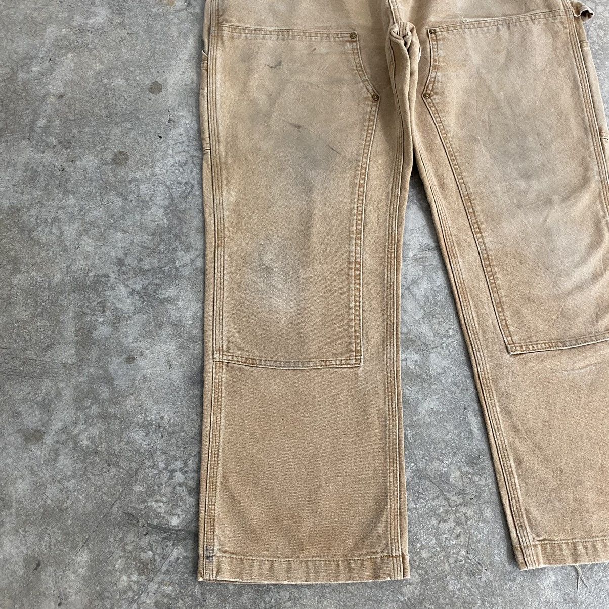Carhartt VTG Carhartt Double Knee Faded Distressed Carpenter Pants Size US 37 - 8 Thumbnail