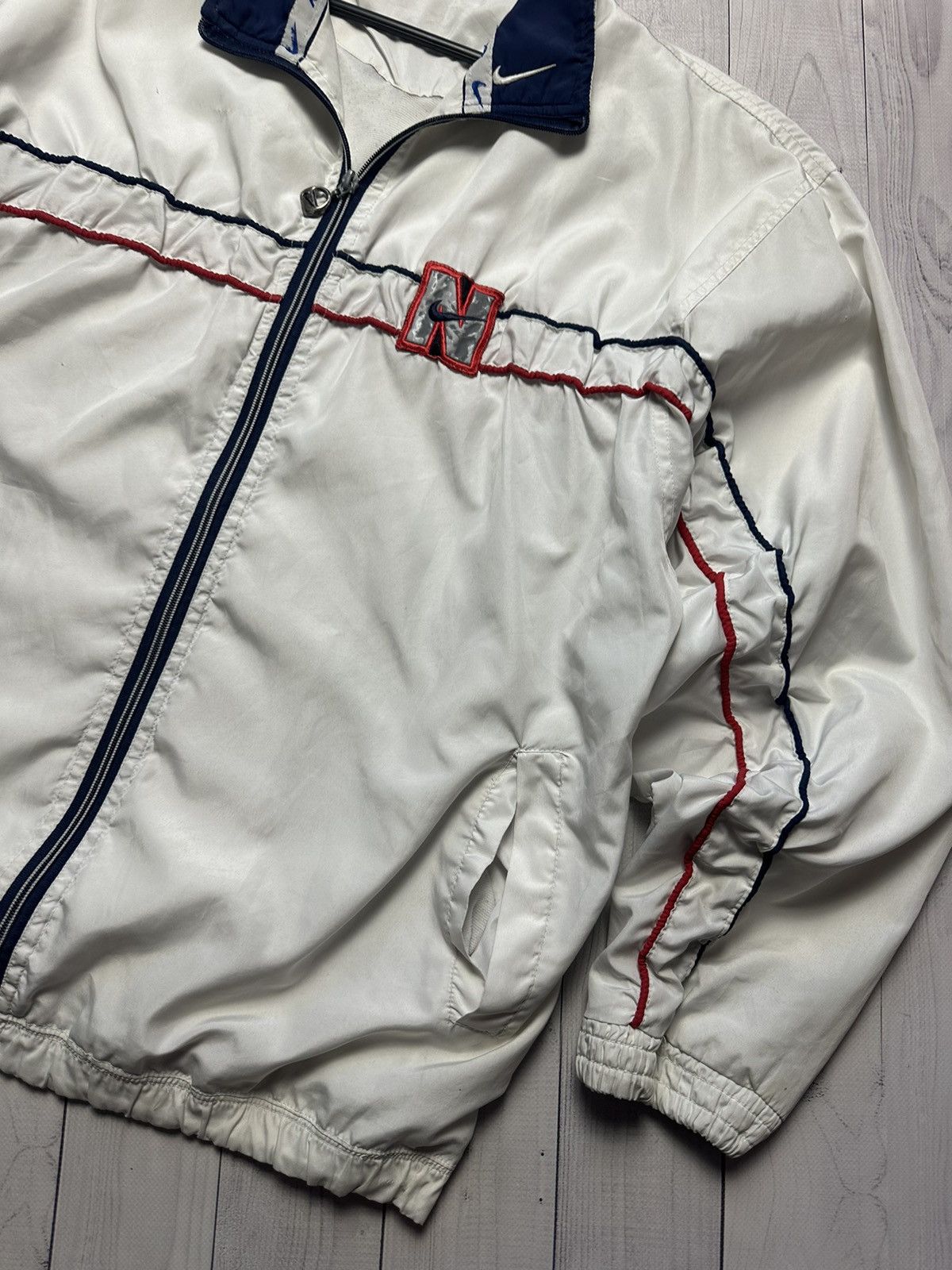 Nike × Vintage Vintage Nike track jacket logo size M rare Size US M / EU 48-50 / 2 - 3 Thumbnail