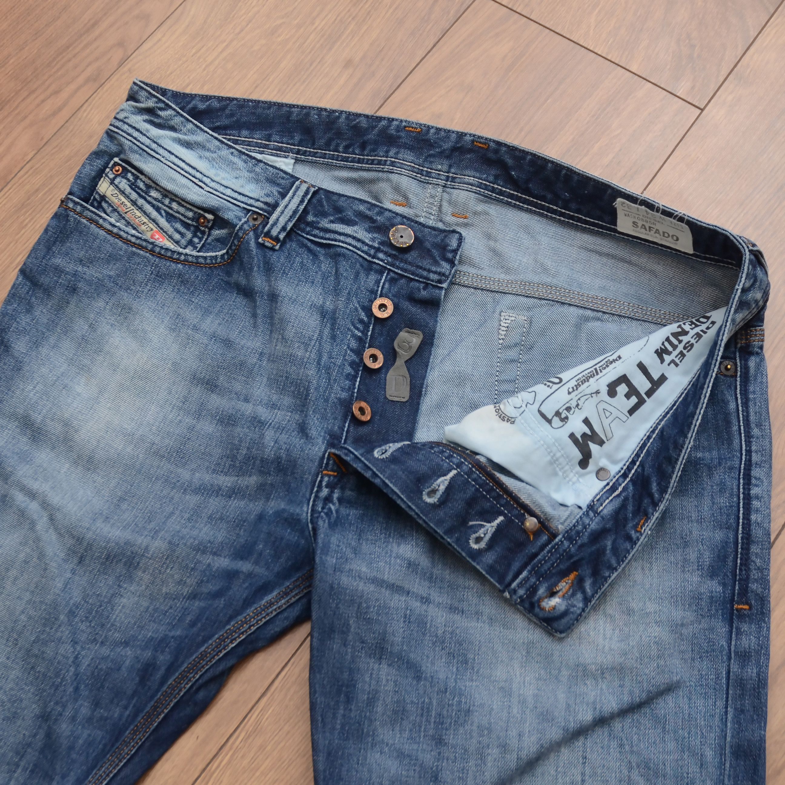 Diesel Diesel 3D Jeans Men W34 L30 Safado Straight Y2K Bootcut Size US 34 / EU 50 - 15 Thumbnail