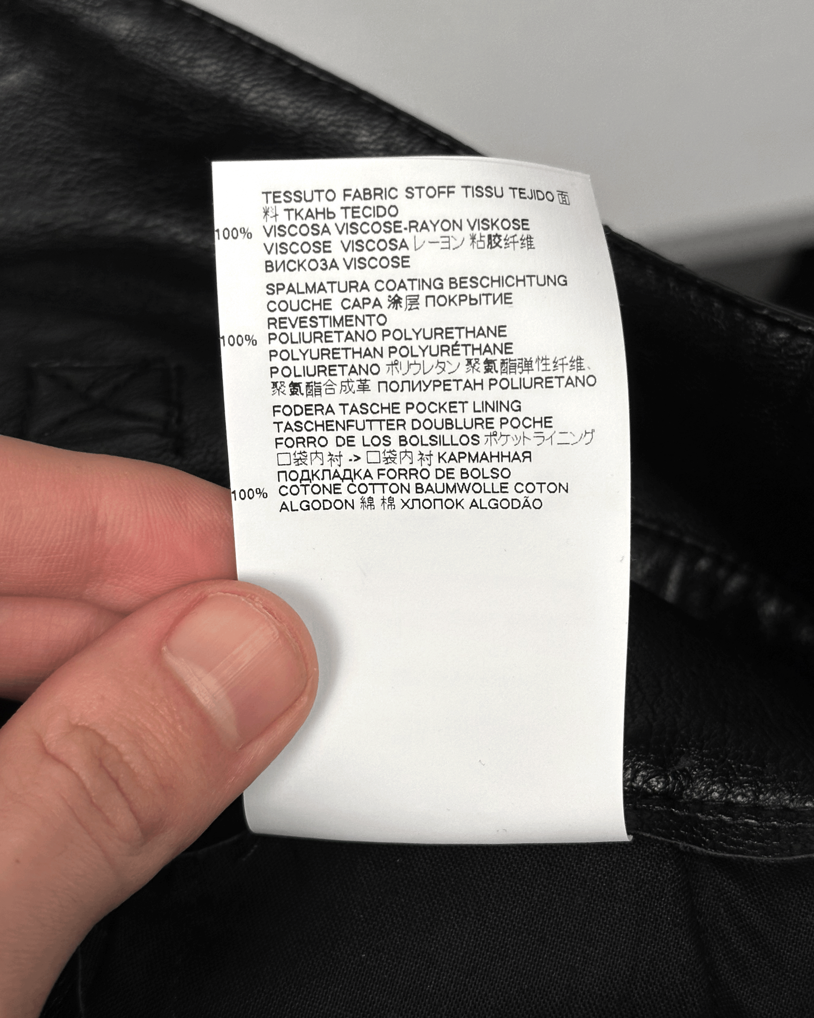 Maison Margiela Maison Margiela Blank Tag Leather Pants Size US 26 / EU 42 - 14 Thumbnail