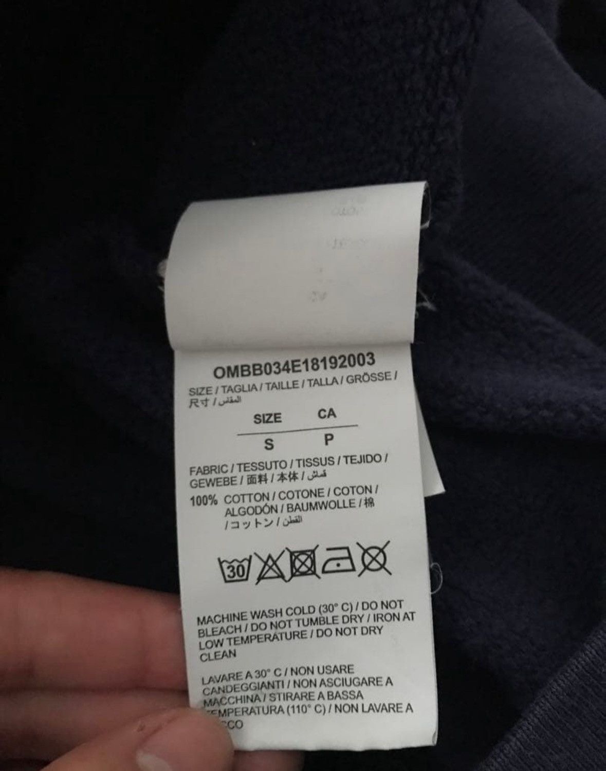 Off-White Off white Virgil Abloh Hoodie Size US S / EU 44-46 / 1 - 5 Thumbnail