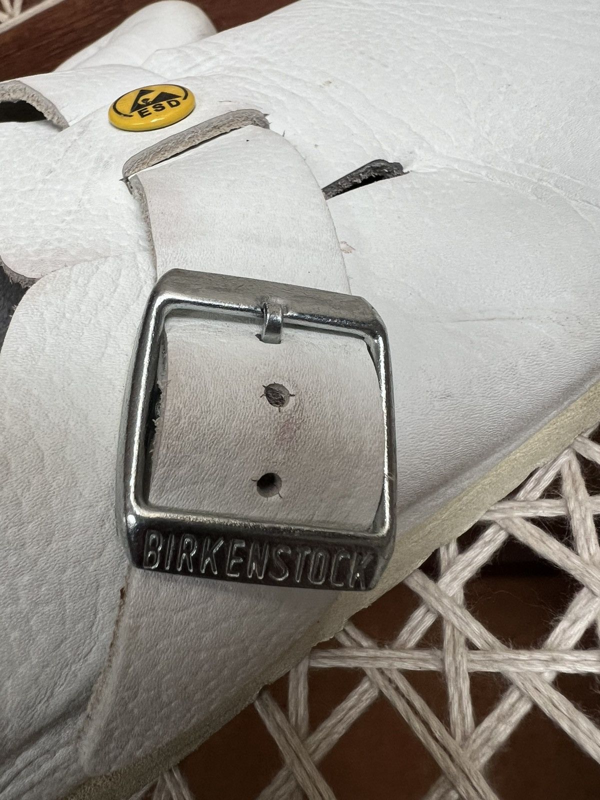 Birkenstock Birkenstock Leather Boston White Comfort Clogs EU 38 Size US 8 / IT 38 - 12 Thumbnail