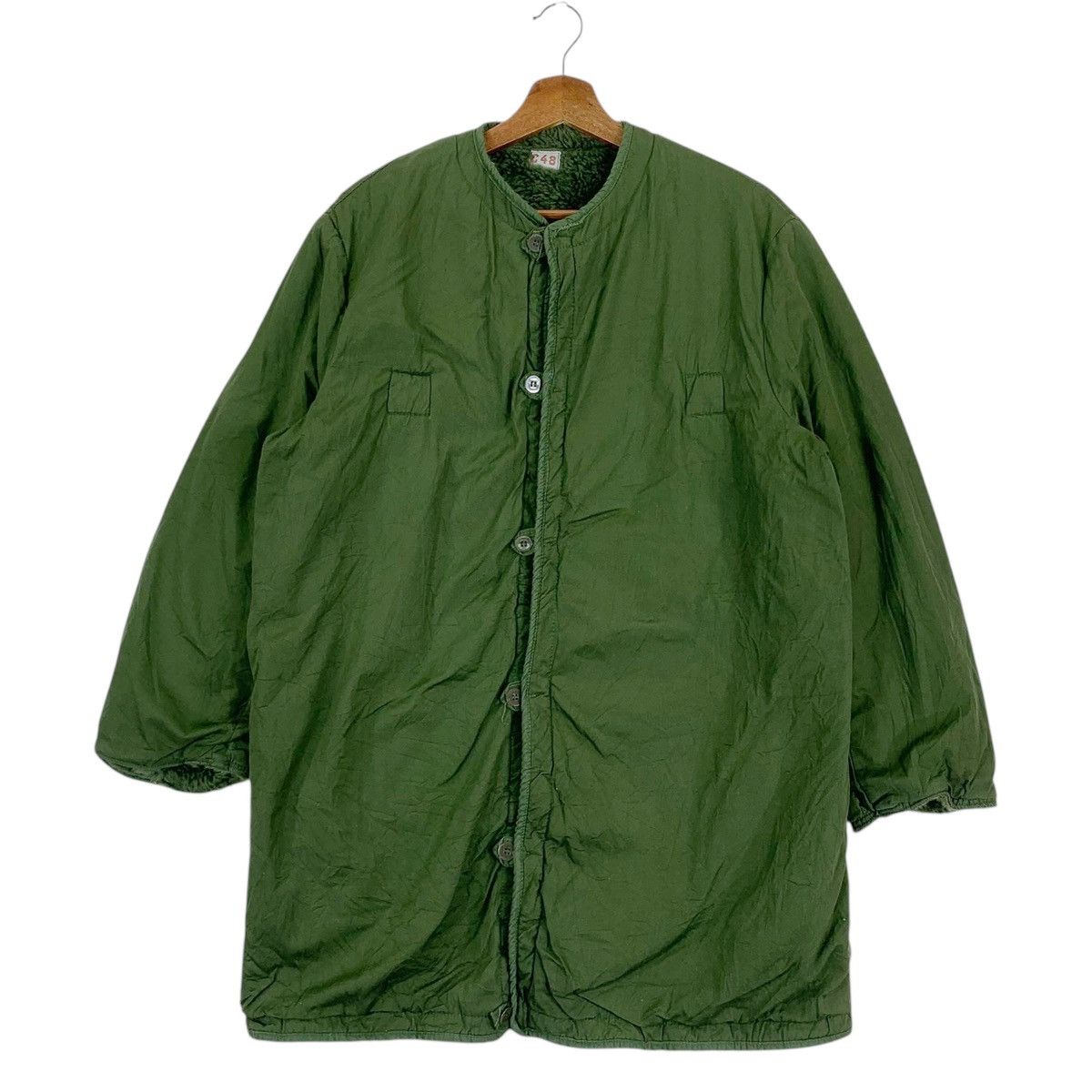 Vintage C48 Dark Green Heavy Button Jacket