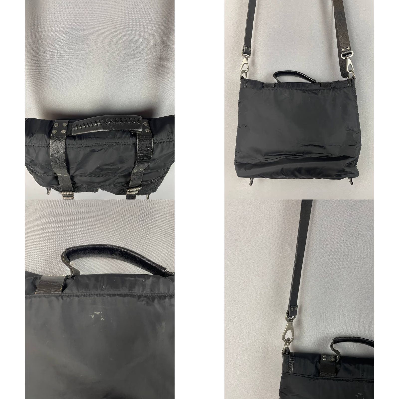 Diesel Diesel Mens Black Nylon Zipper Shoulder Strap Crossbody Messenger Bag Size ONE SIZE - 9 Thumbnail