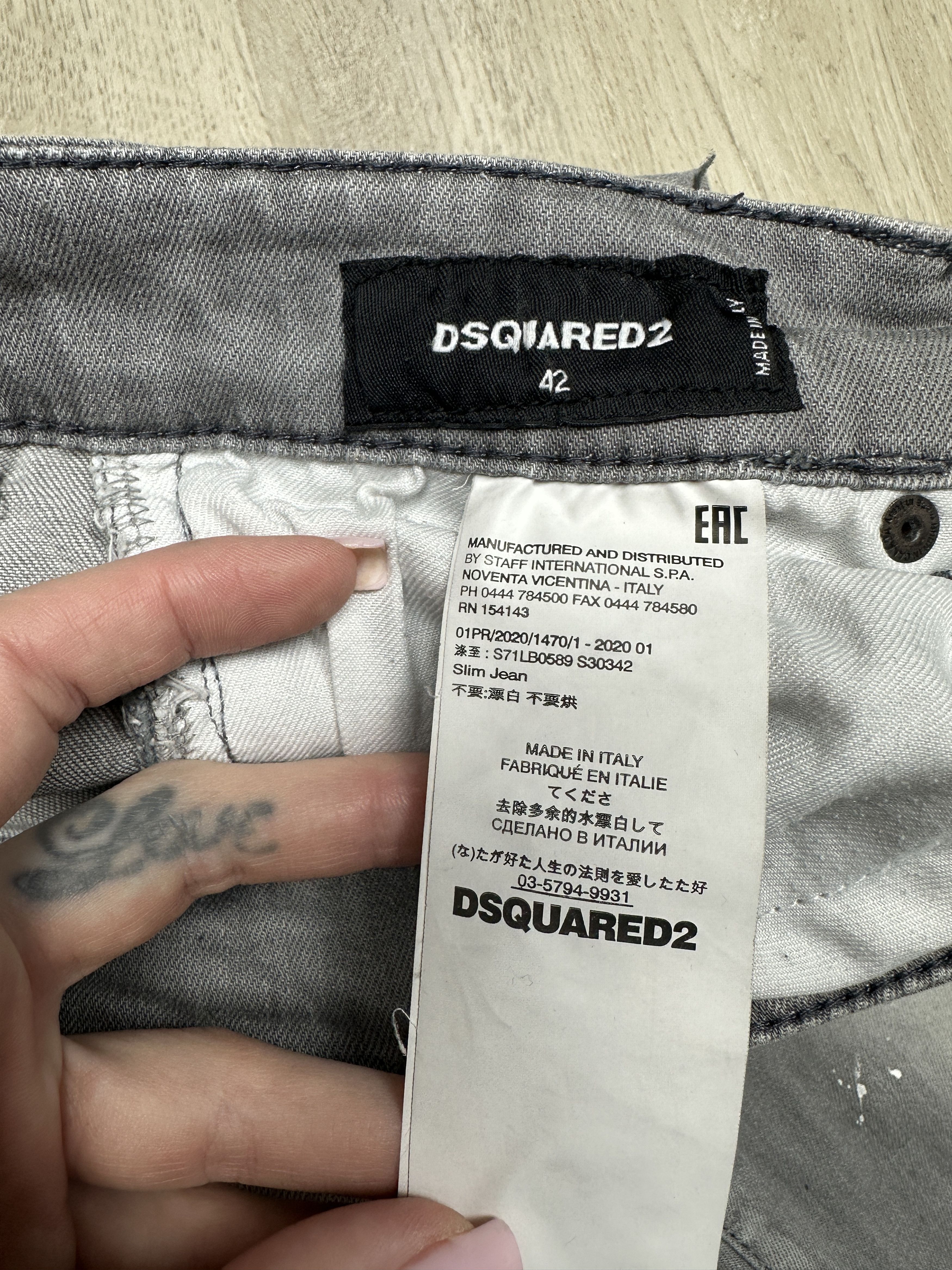 Dsquared2 DSquared 2 Distressed Denim Pants Jeans Size 28" / US 6 / IT 42 - 6 Thumbnail