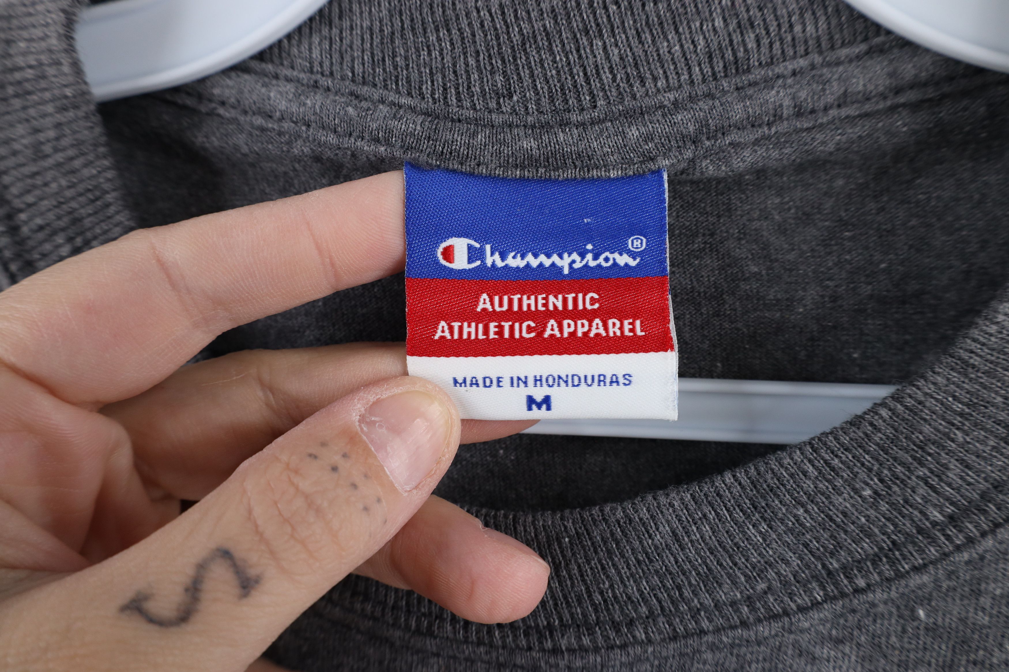 Champion × Vintage Vintage Champion Spell Out Block Letter Boston T-Shirt Gray Size US M / EU 48-50 / 2 - 6 Thumbnail
