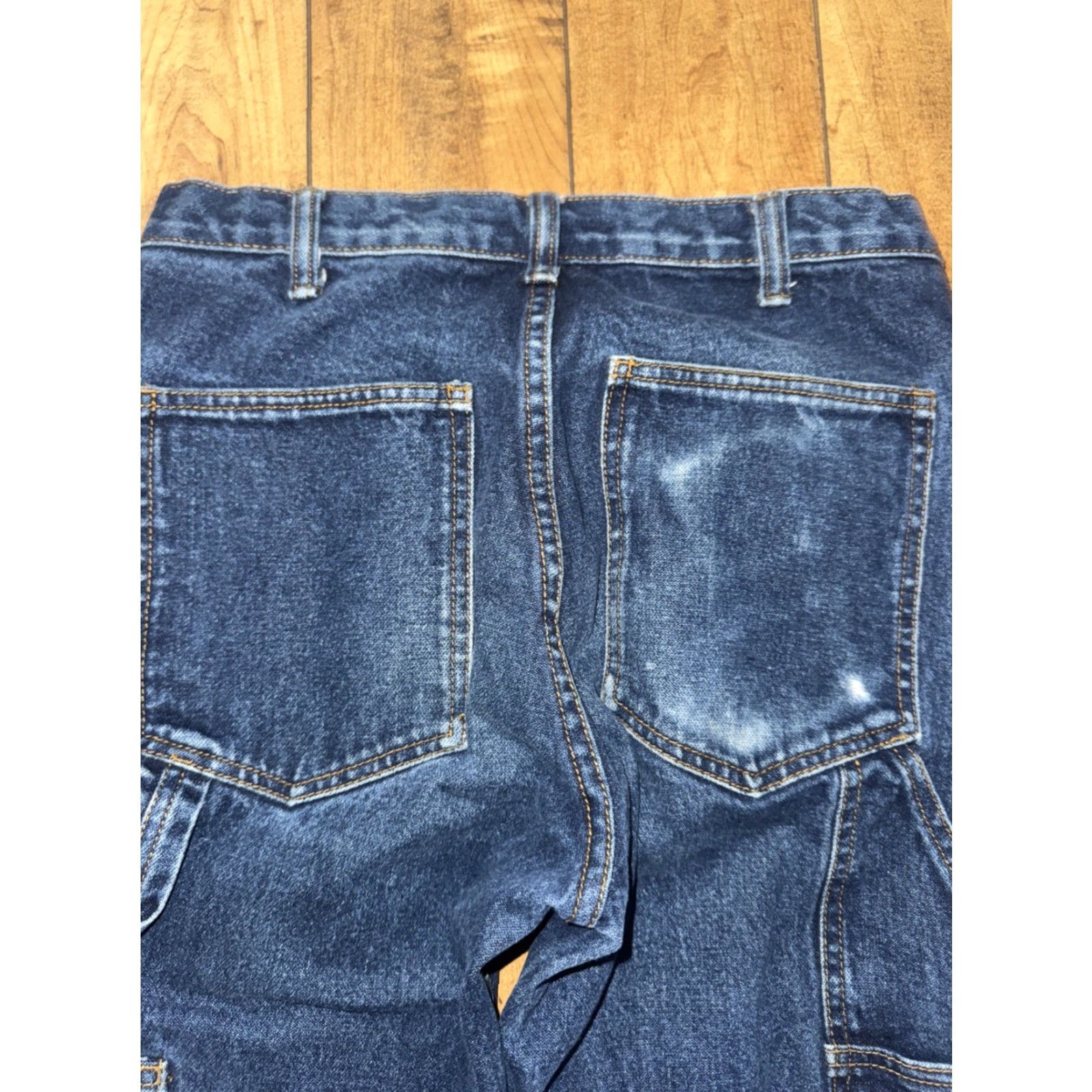 Vintage VINTAGE John Galt J.Galt Carpenter Jeans Blue 28x30 Workwear Denim Jeans Mens Regular Straight 28 30 Blue Size US 28 / EU 44 - 6 Thumbnail