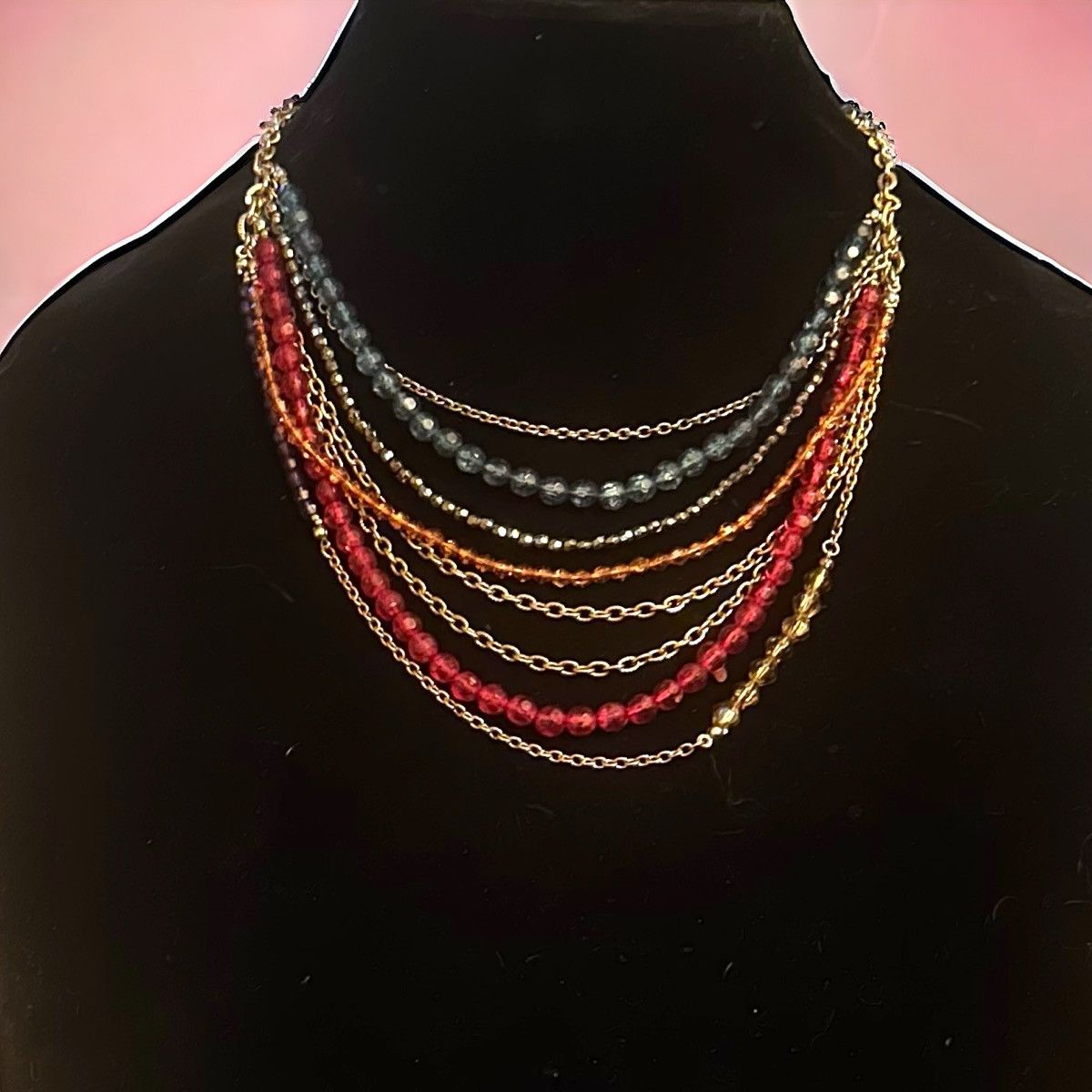 American Eagle Outfitters American Eagle colorful layered multi strand necklace Size ONE SIZE - 1 Thumbnail