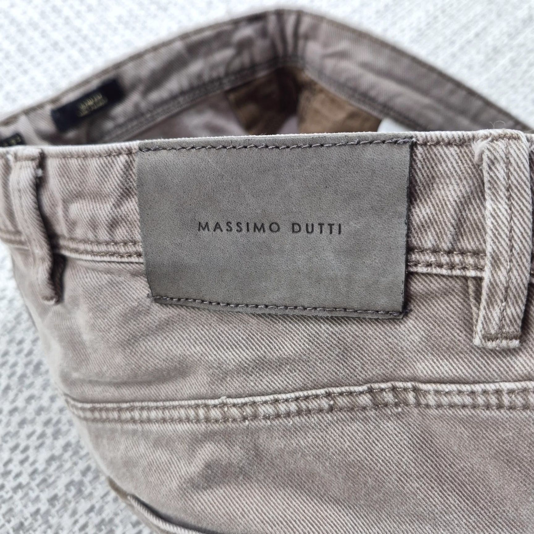 Massimo Dutti Massimo Dutti Jeans Mens 31x26 Brown Slim Straight Denim Pants Medium Wash Slim Fit 5-Pocket Mens Jeans Brown Size US 31 - 6 Thumbnail