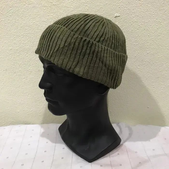 H&M H&M Military Plain Beanie Hat Size ONE SIZE - 2 Thumbnail