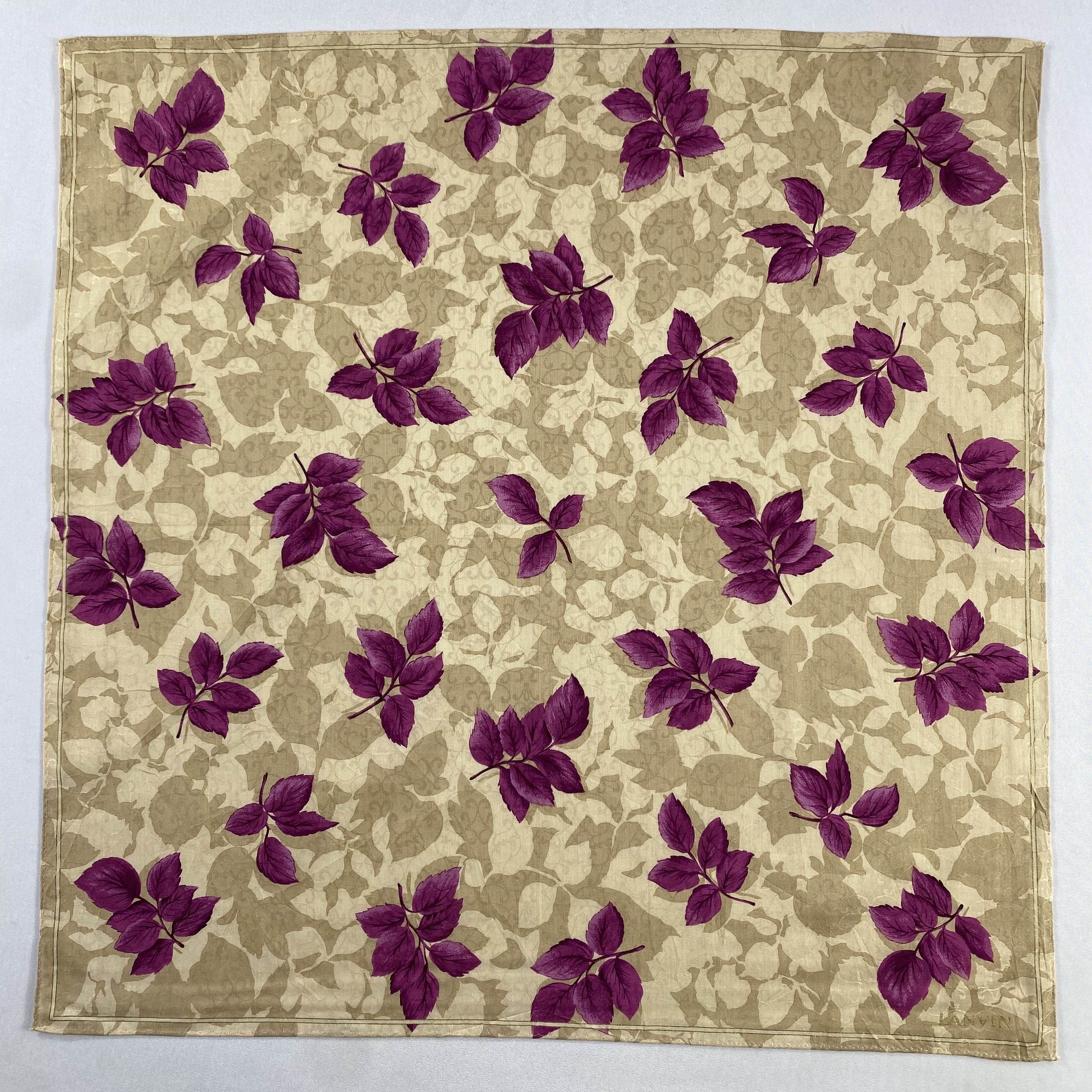 Lanvin × Vintage Lanvin Handkerchief / Neckerchief / Bandana-P1150 Size ONE SIZE - 1 Thumbnail