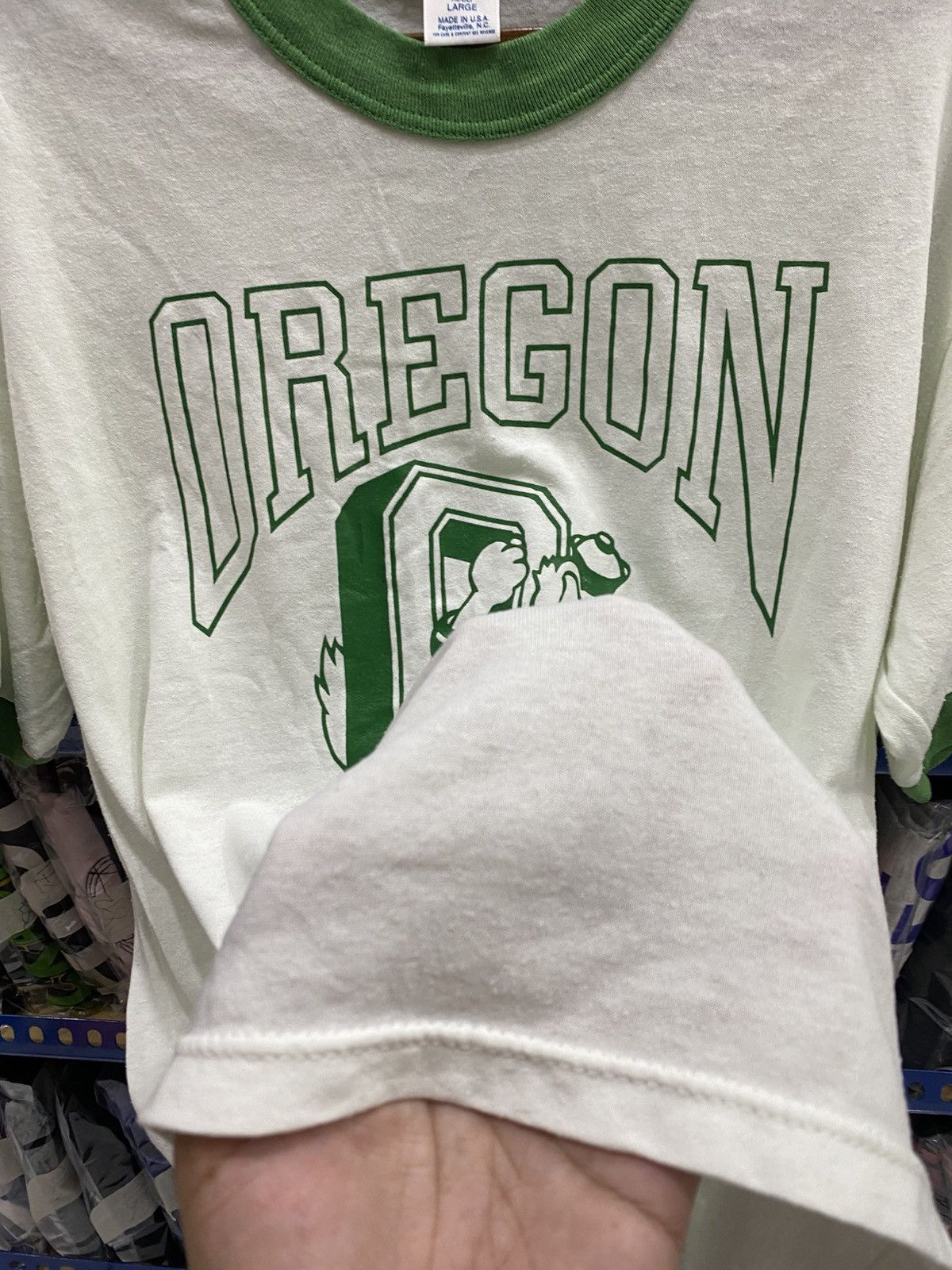 Vintage VINTAGE OREGON RINGER TSHIRT Size US L / EU 52-54 / 3 - 6 Thumbnail