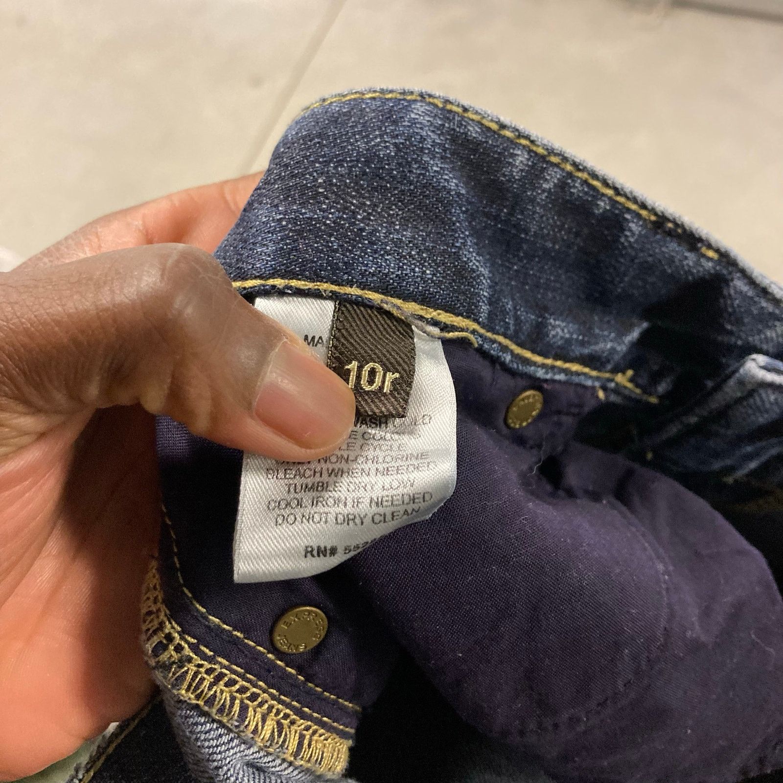 Express Y2K express low rise bootcut jeans 34x31 Size 32" / US 10 / IT 46 - 5 Thumbnail