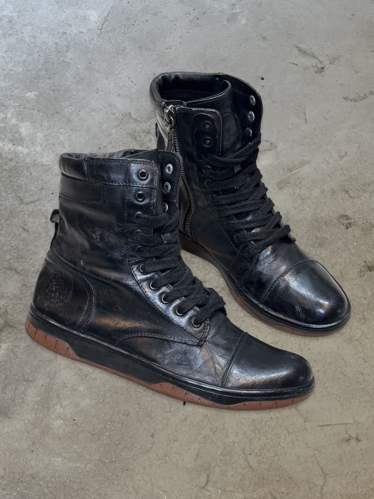 Diesel (FW17) BASKET BUTCH ZIPPY BOOTS Size US 9 / EU 42 - 3 Thumbnail
