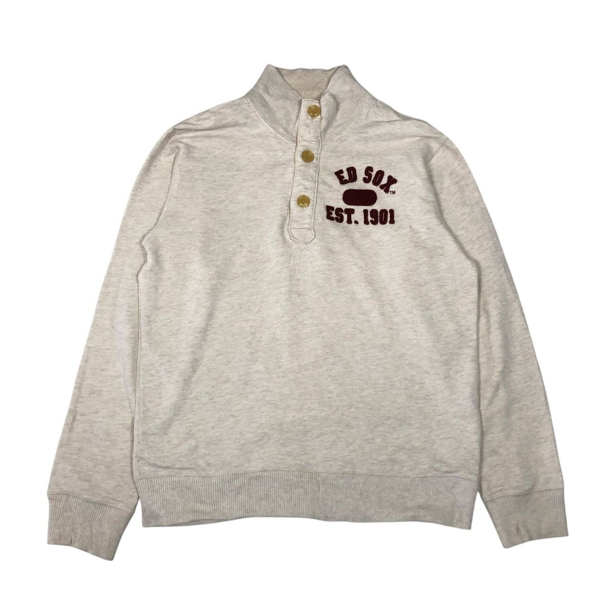 Japanese Brand 📌Vintage Sweatshirt Red Sox Big Logo Size US M / EU 48-50 / 2 - 1 Thumbnail