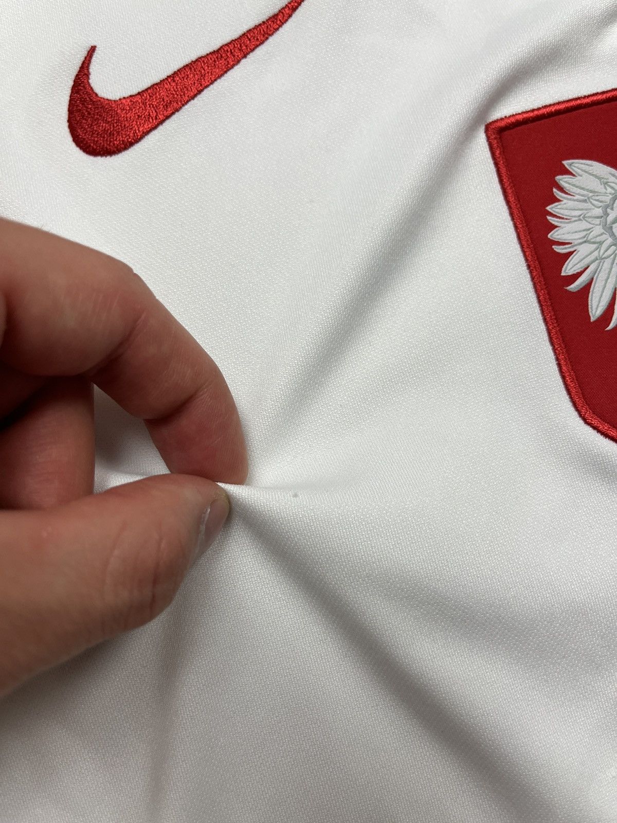 Nike Nike Poland Home Soccer Jersey Lewandowski #9 Euro 2020 Rare Size US L / EU 52-54 / 3 - 8 Thumbnail
