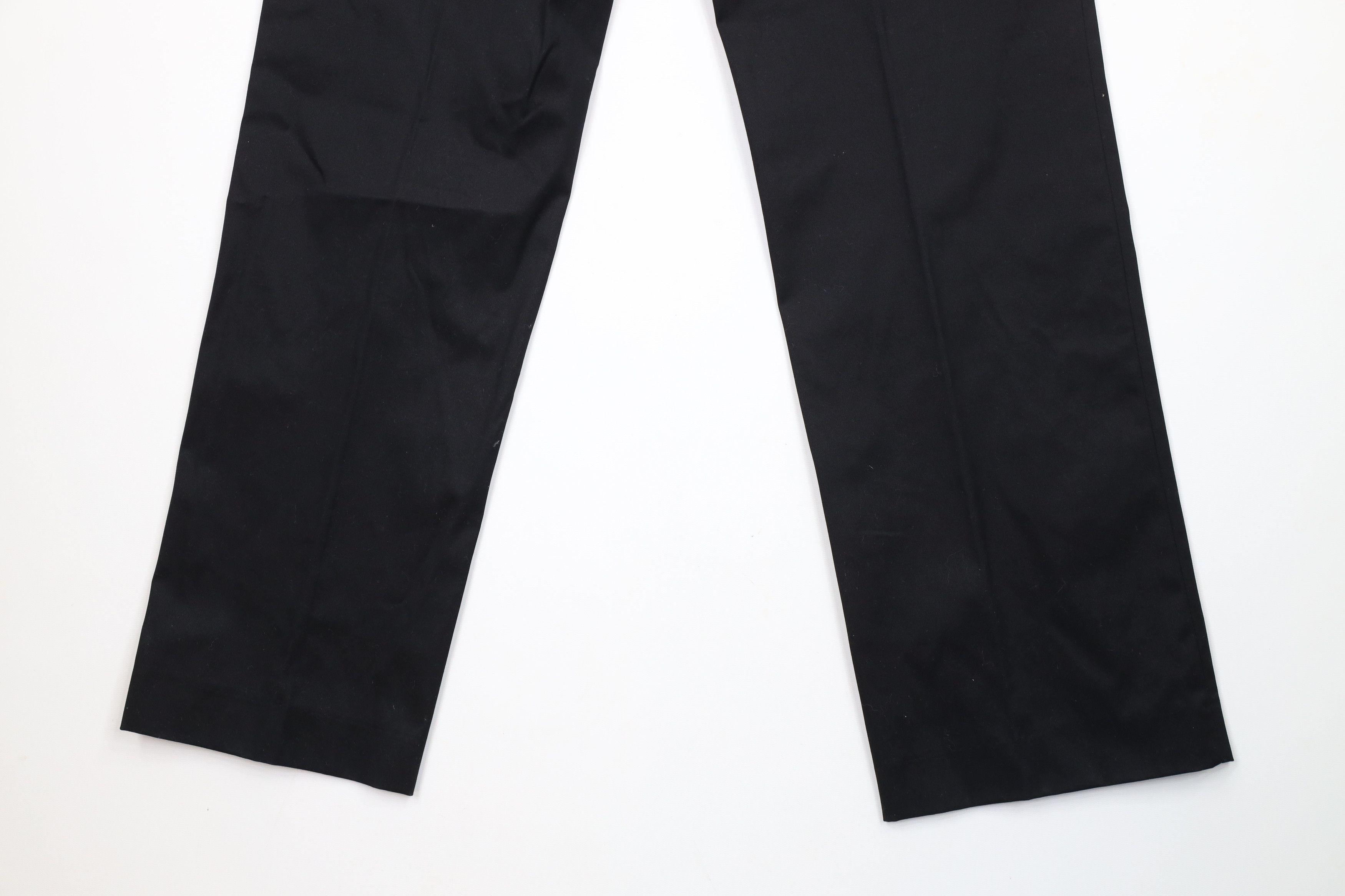 Express × Vintage New Express Producer Flat Front Chino Pants Trousers Black Size US 31 - 11 Thumbnail
