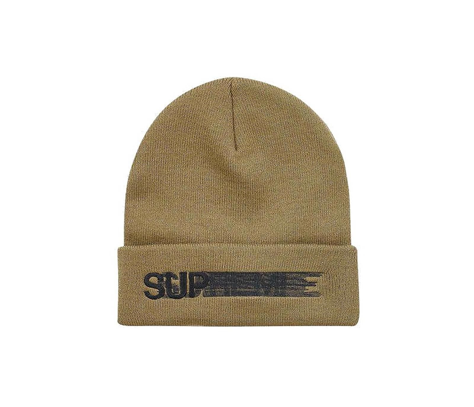 Supreme Supreme Motion Logo Beanie (SS23) Taupe | Grailed