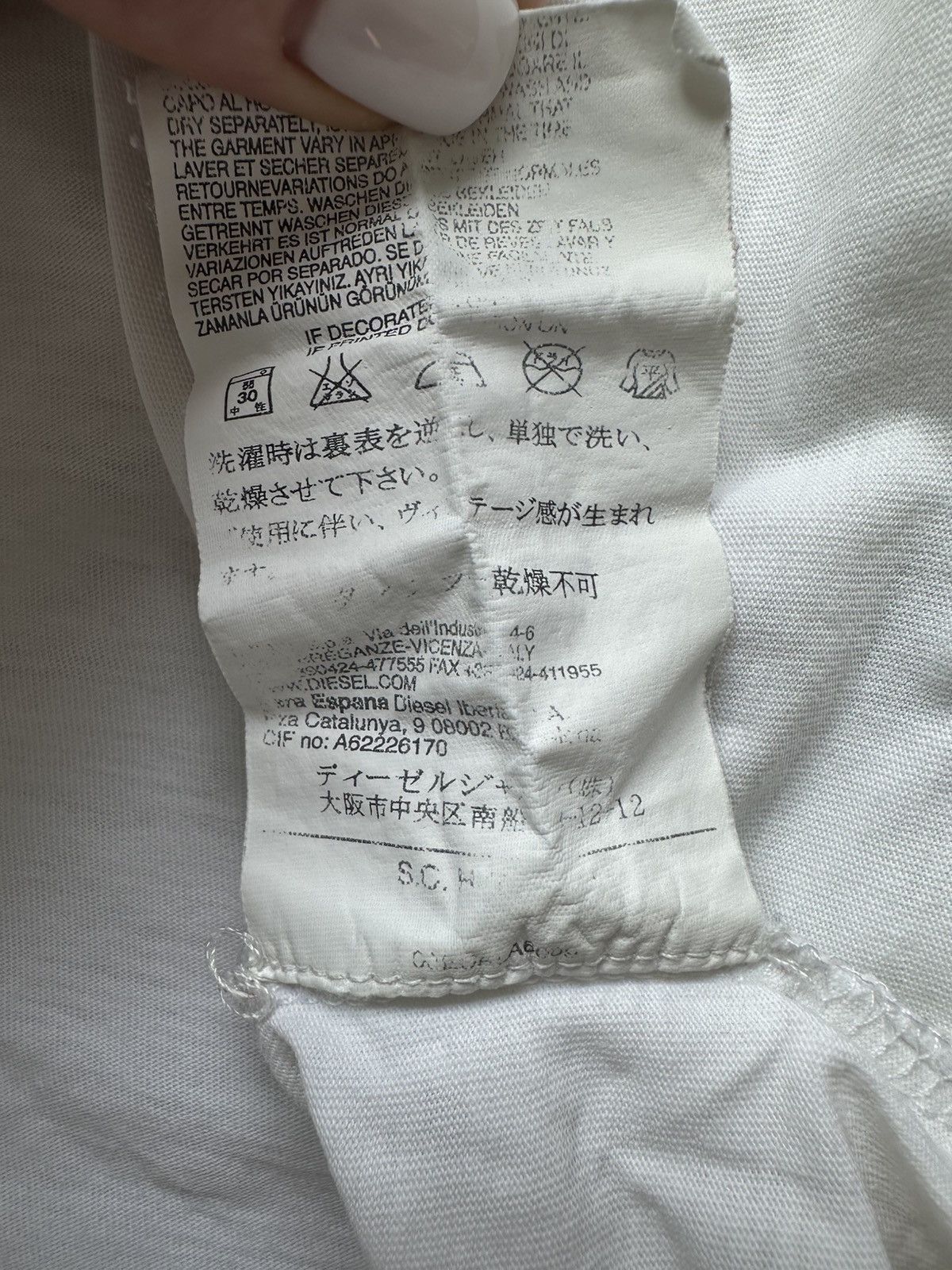 Diesel Diesel Box Logo Tee Oversized Size US L / EU 52-54 / 3 - 10 Thumbnail