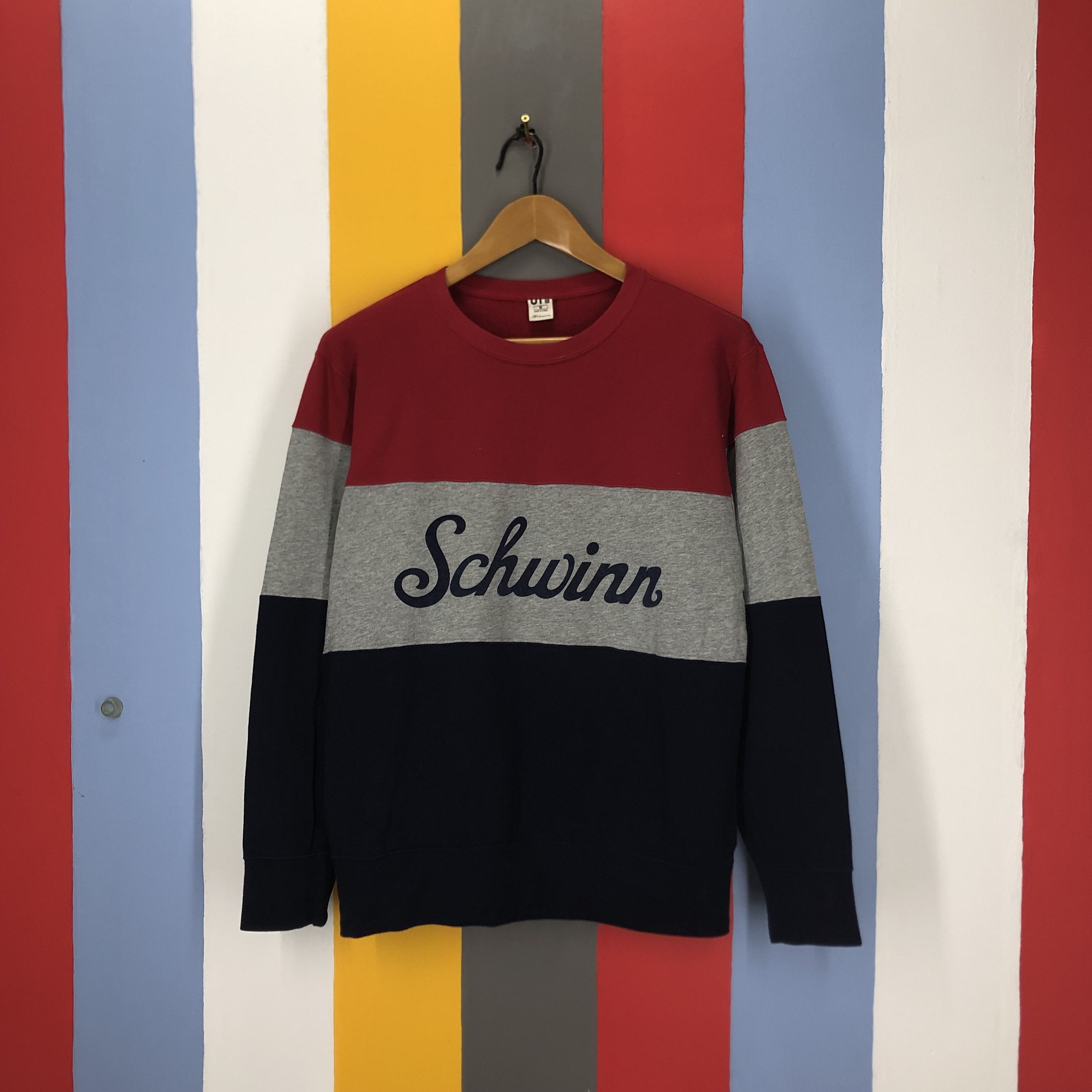 Uniqlo UNIQLO x SCHWINN Crew Neck Sweatshirt #1625/02 Size US M / EU 48-50 / 2 - 1 Thumbnail