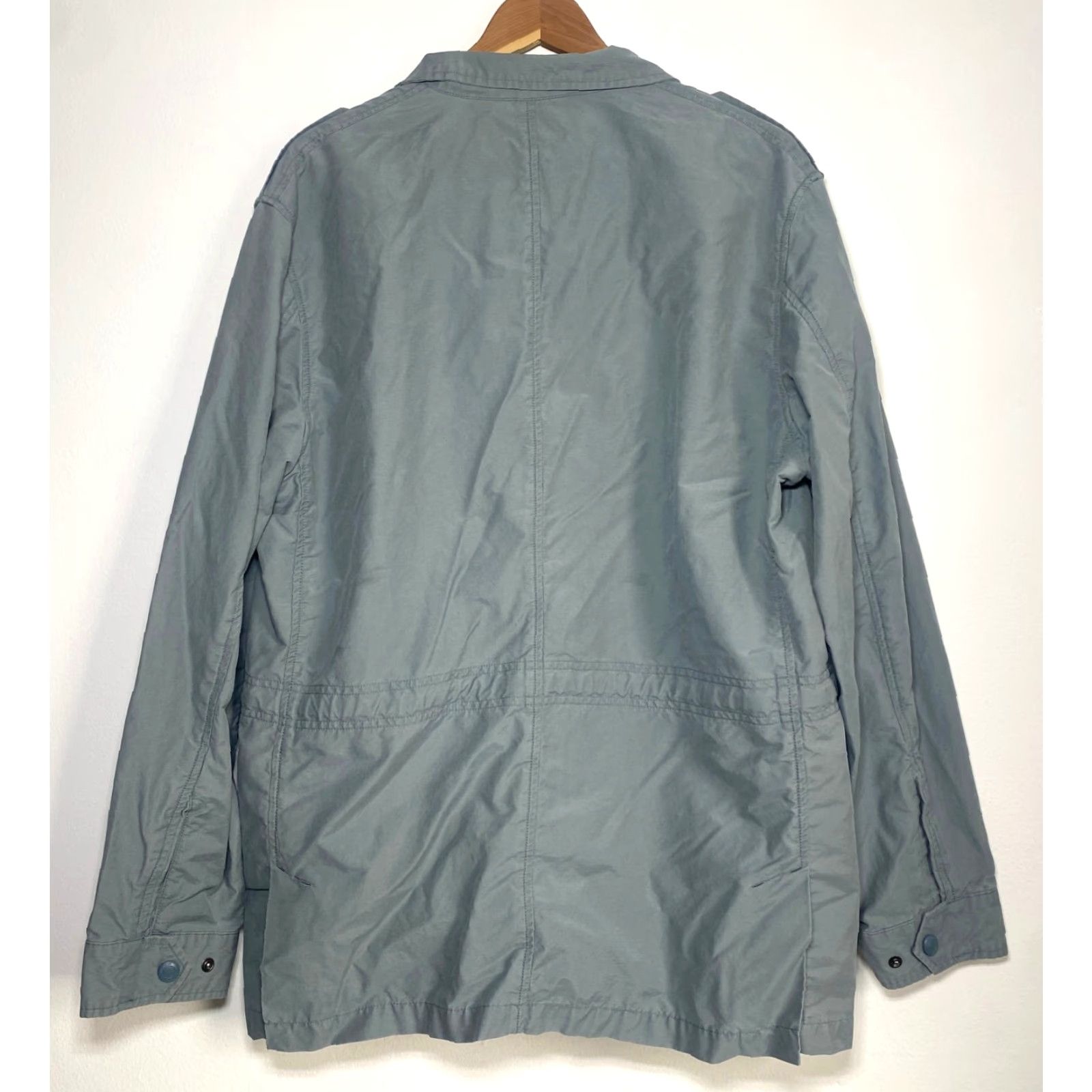 UNTUCKit VINTAGE UNTUCKit Men's Vintner Field Jacket 40865 XL Gray Canvas Cotton Blend Lightweight Pockets Casual Fall/Spring Mens Jacket Size US XL / EU 56 / 4 - 3 Thumbnail