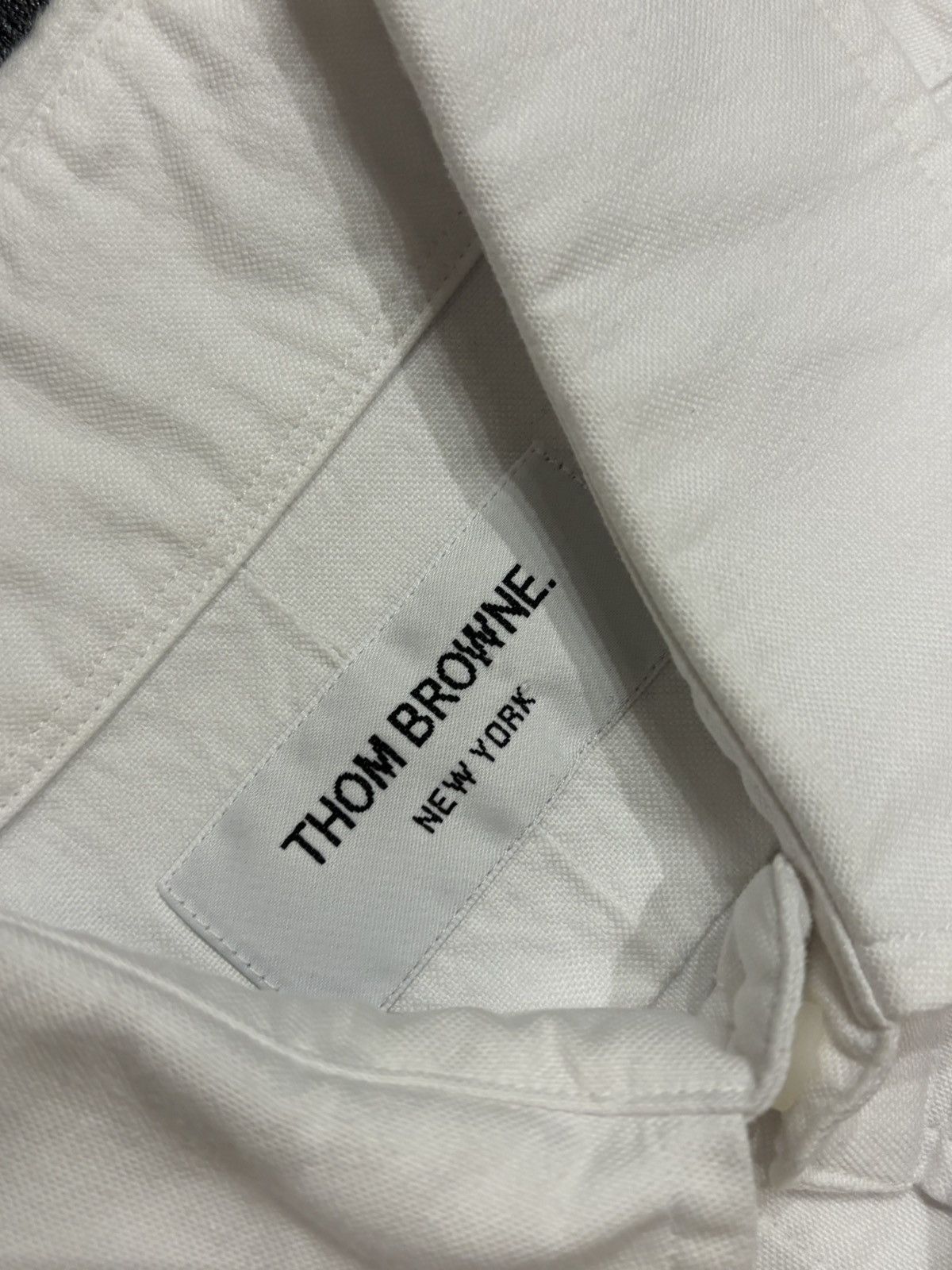 Thom Browne Thom Browne White Button Up Shirt Size US L / EU 52-54 / 3 - 3 Thumbnail