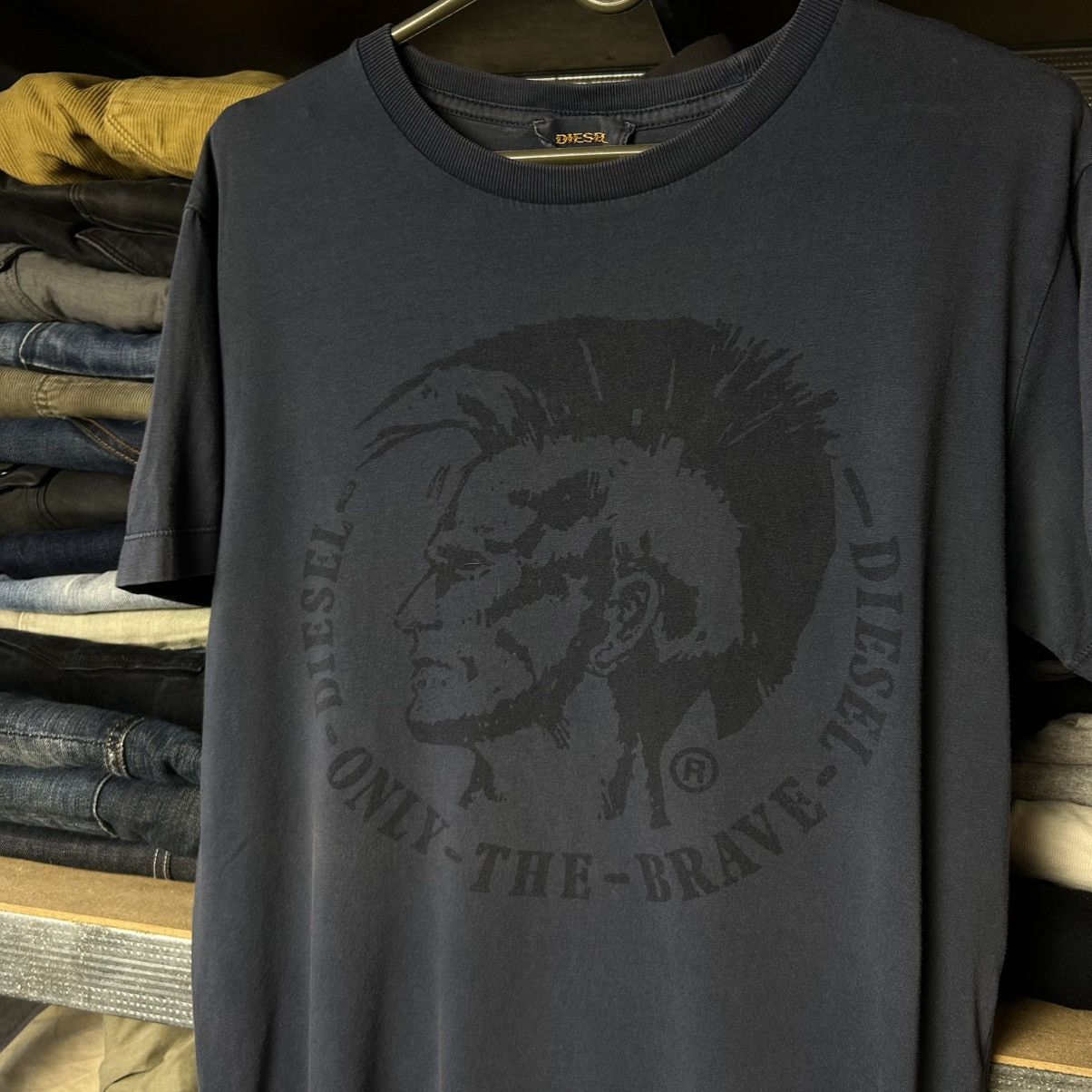 Diesel Designer Diesel Big Graphic Logo Blue y2k opium tee size M Size US M / EU 48-50 / 2 - 2 Thumbnail