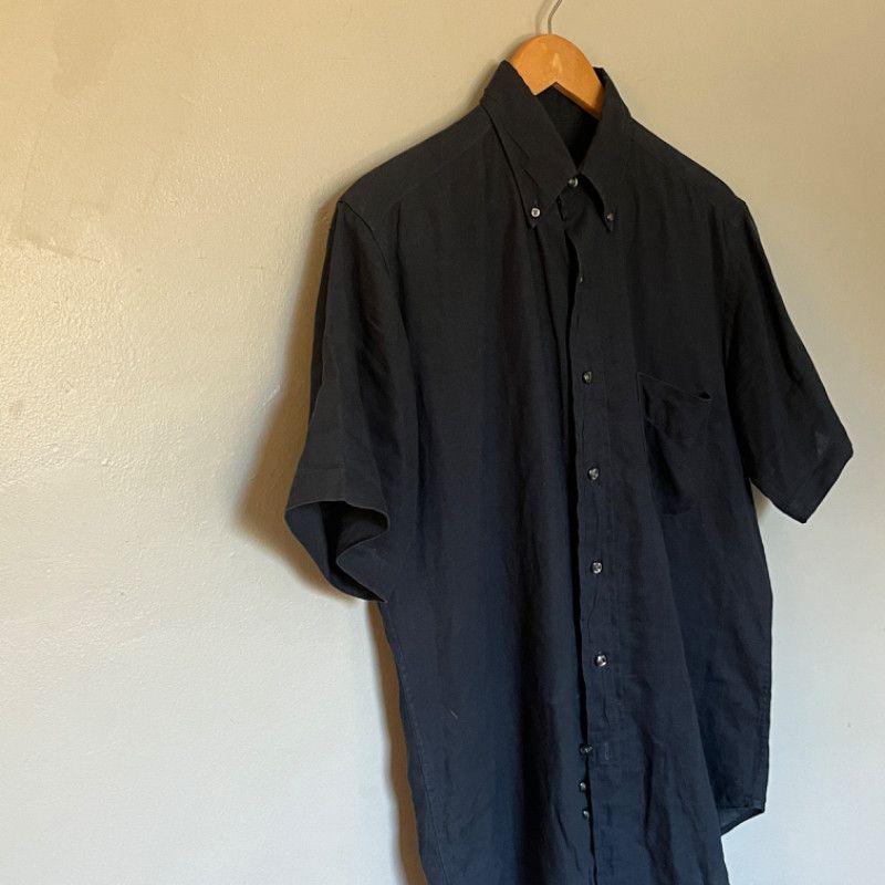 Brooks Brooks Brothers 346 Men's Shirt Size S Dark Navy Blue Size US S / EU 44-46 / 1 - 1 Thumbnail