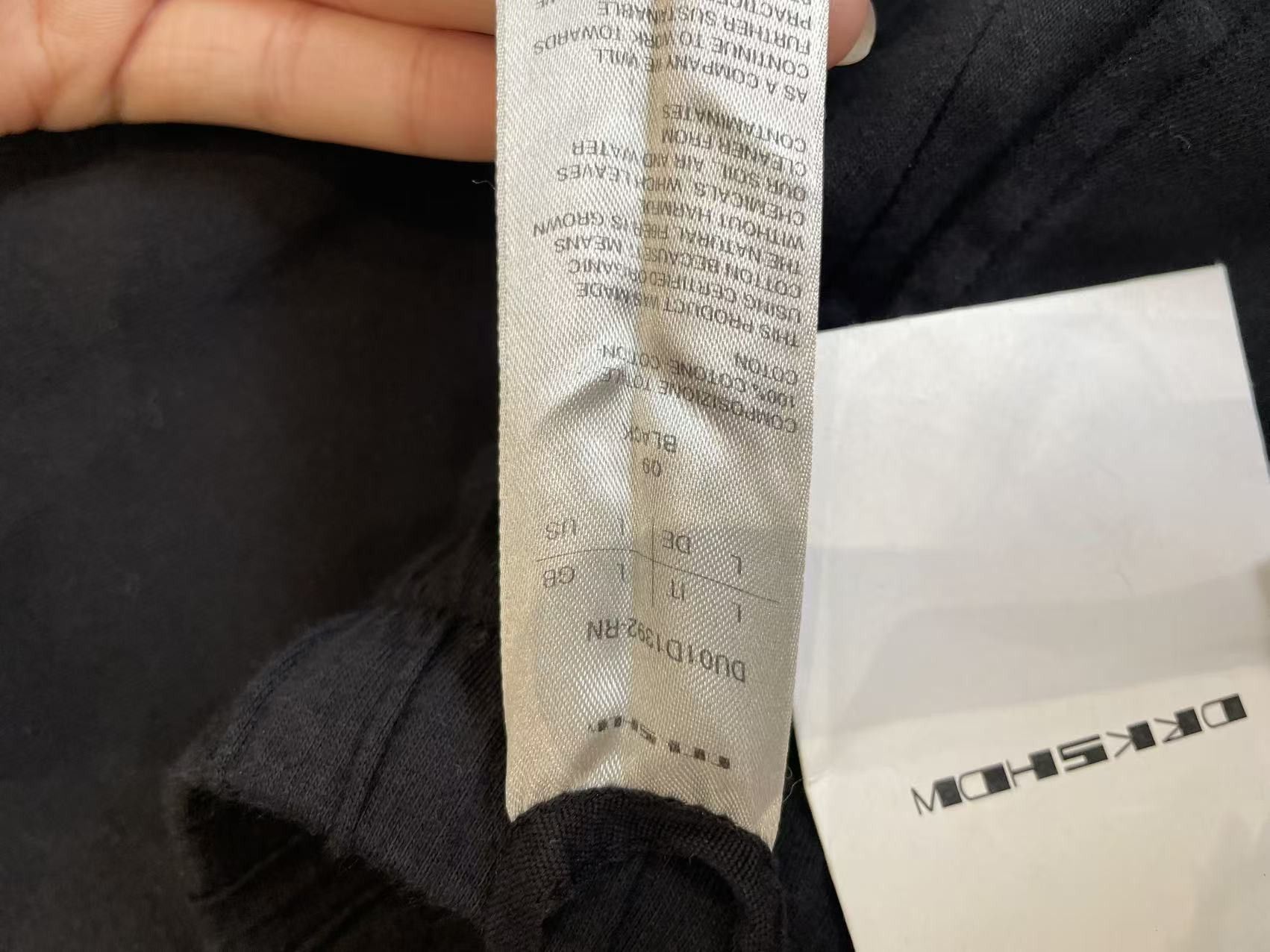 Rick Owens Drkshdw RICK OWENS DRKSHDW Berlin Dust Drawstring Black Pants RN Size US 29 - 9 Thumbnail