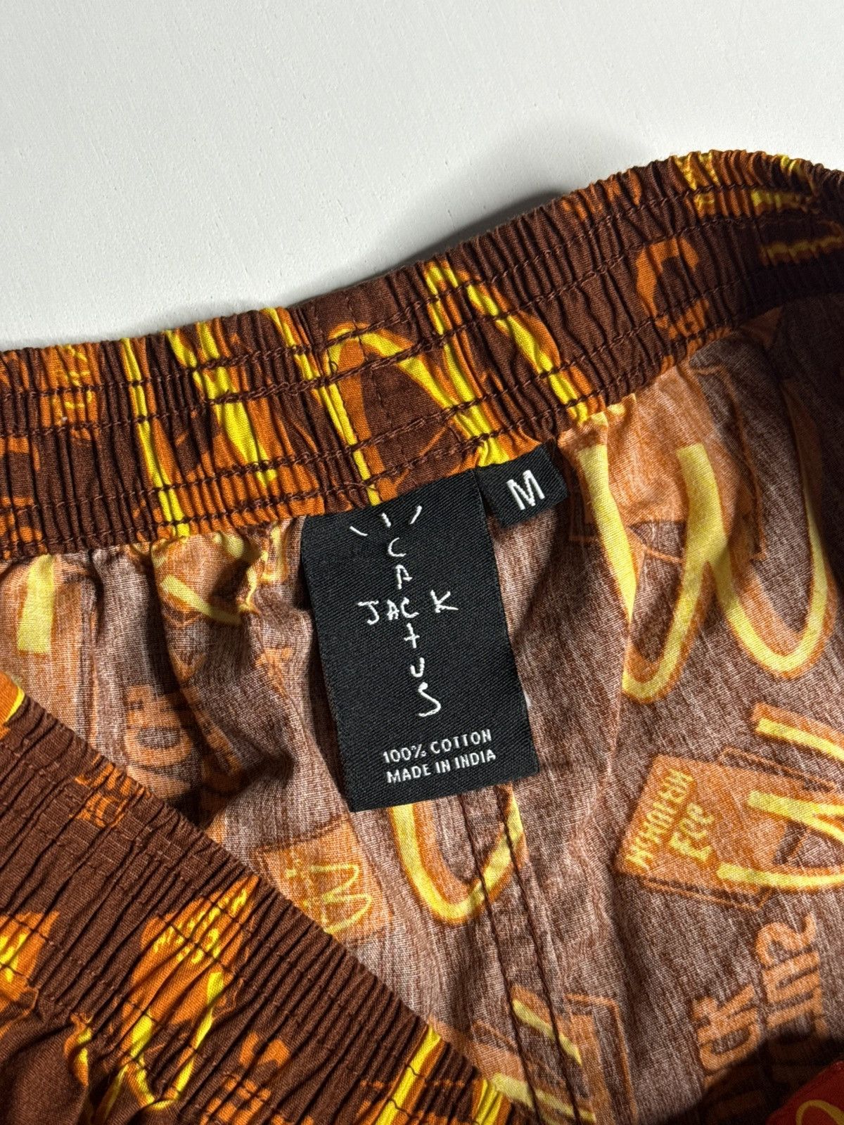 Travis Scott Travis Scott x McDonalds Boxer Shorts Brown [M] PREOWNED Size US 32 / EU 48 - 6 Thumbnail