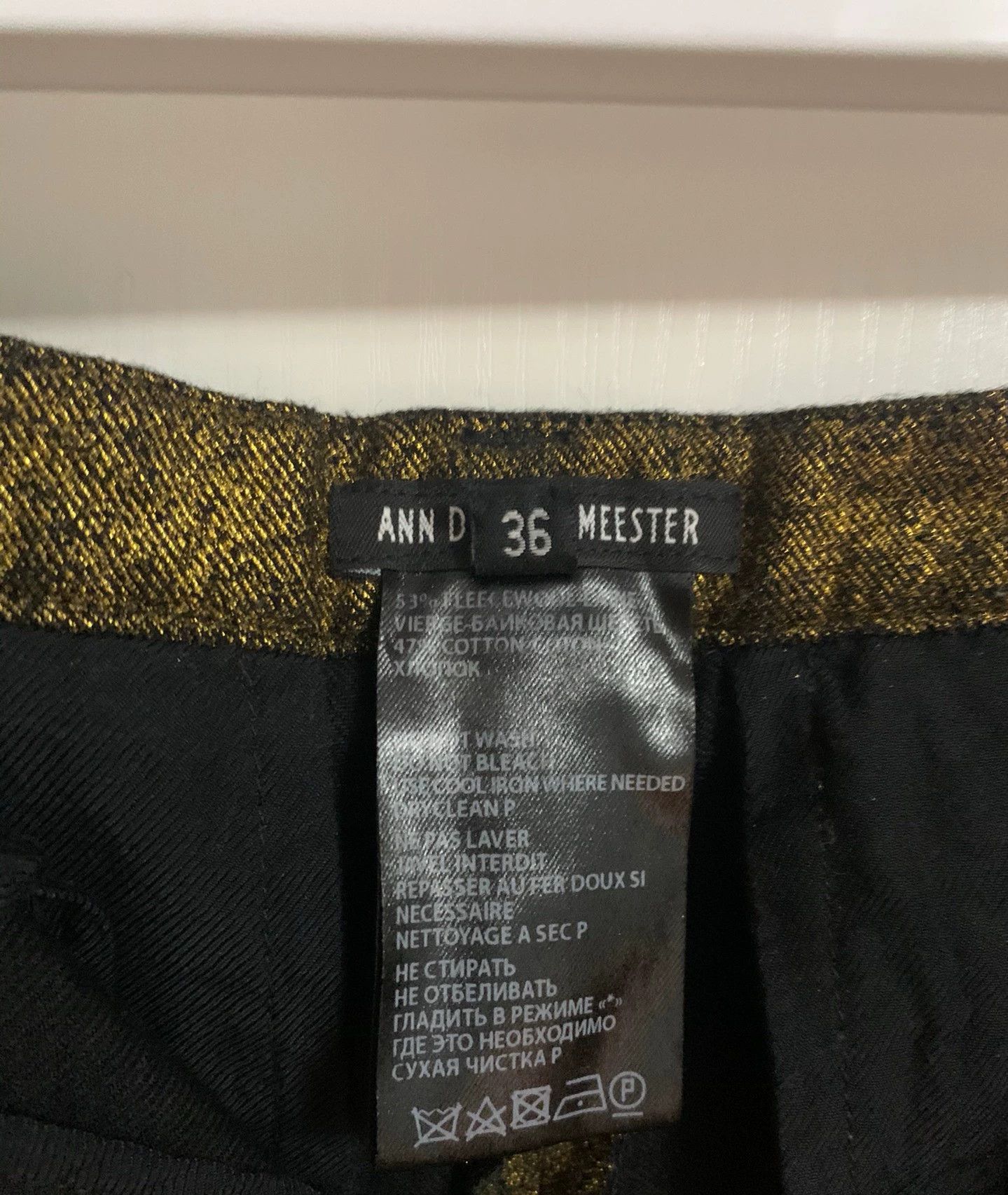 Ann Demeulemeester Ann Demeulemeester women's motorcycle hottie suit Size S / US 4 / IT 40 - 4 Thumbnail