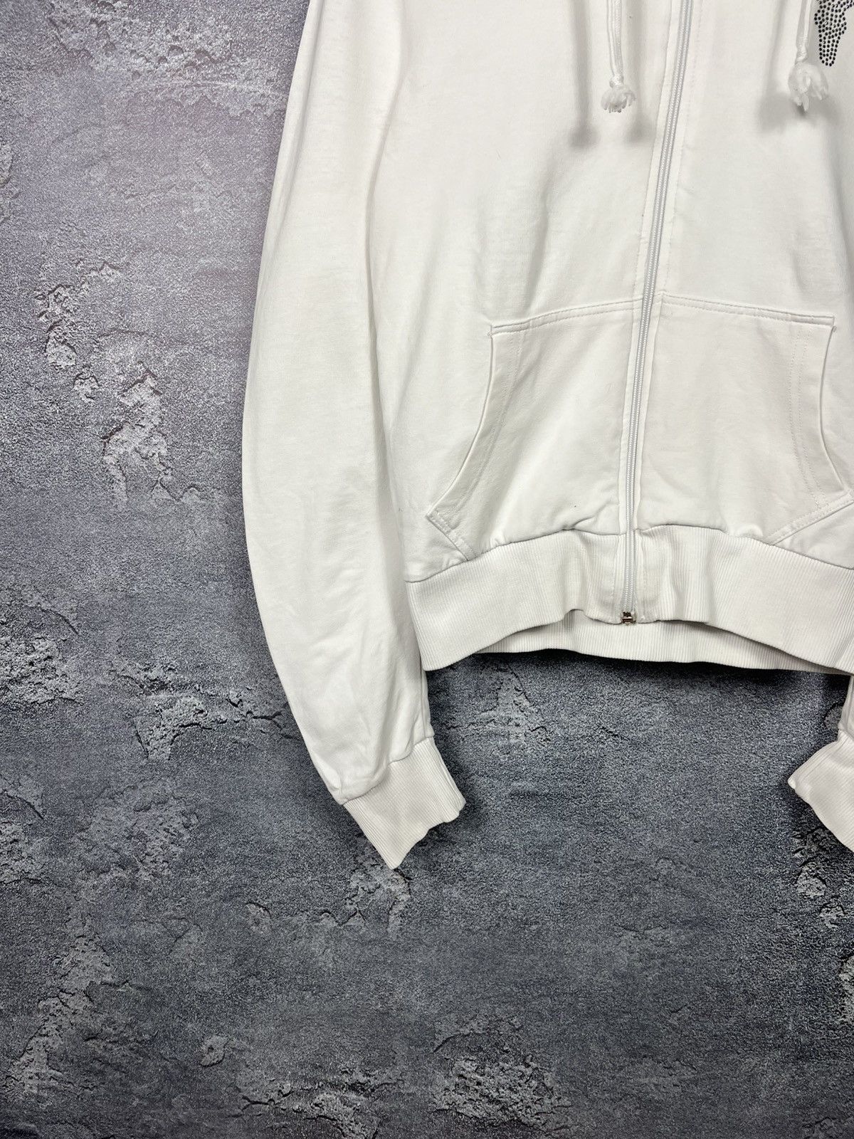 Philipp Plein Vintage Philipp Plein Zip Hoodie With Cross Chrome Style Size M / US 6-8 / IT 42-44 - 6 Thumbnail