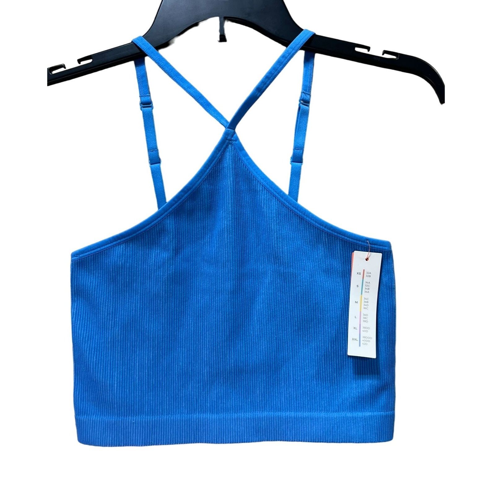 Other Colsie - Women's tank top Square Back Seamless Ribbed Halter Size M / US 6-8 / IT 42-44 - 3 Thumbnail