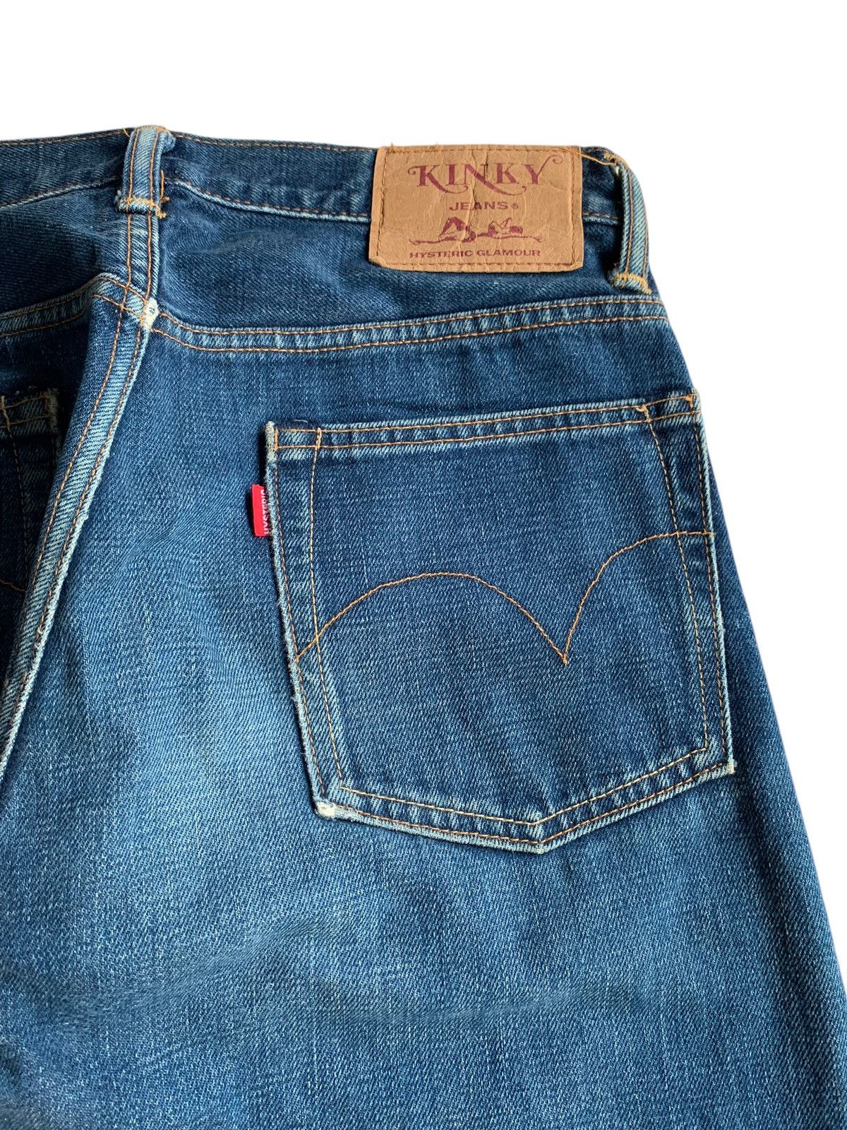 Hysteric Glamour × Jean Vintage Hysteric Glamour kinky Punk Style Selvedge Denim🎌☠️ Size US 29 - 15 Thumbnail